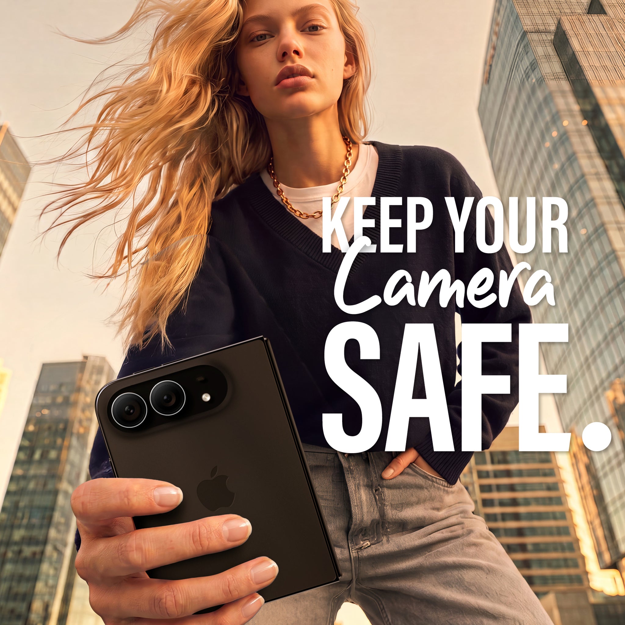 SAFE. by PanzerGlass® Kameraschutz Transparent iPhone Duo