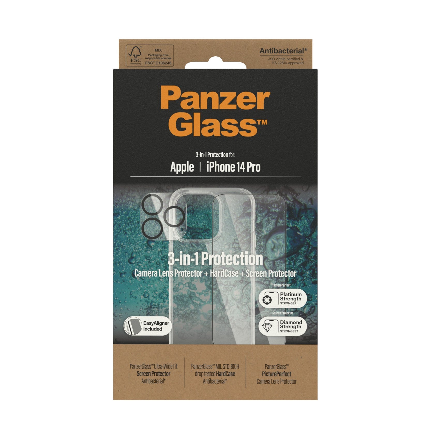 PanzerGlass® 3-in-1 Set  iPhone 14 Pro