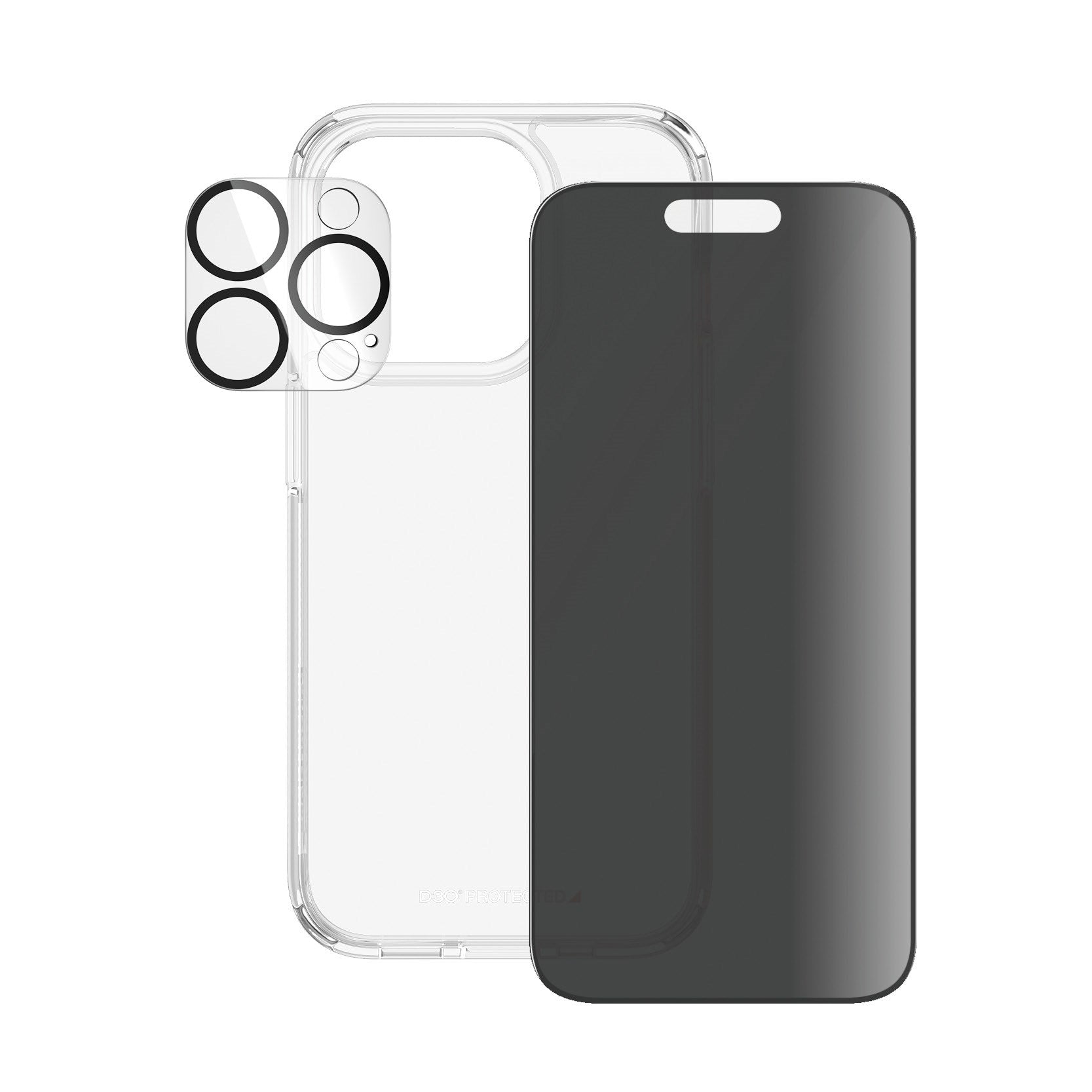 PanzerGlass® Privacy 3-in-1 Set iPhone 15 Pro
