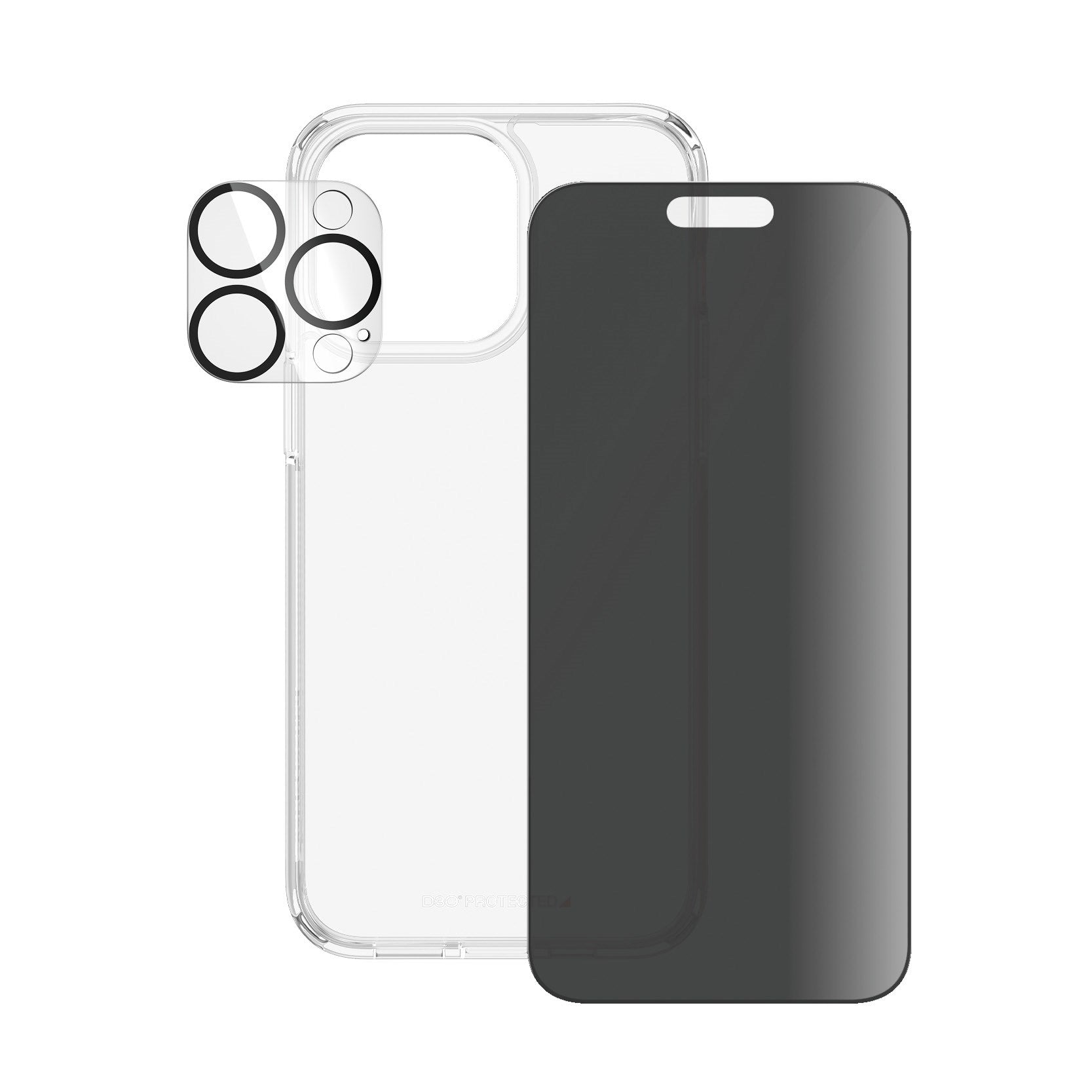 PanzerGlass® Privacy 3-in-1 Set iPhone 15 Pro Max