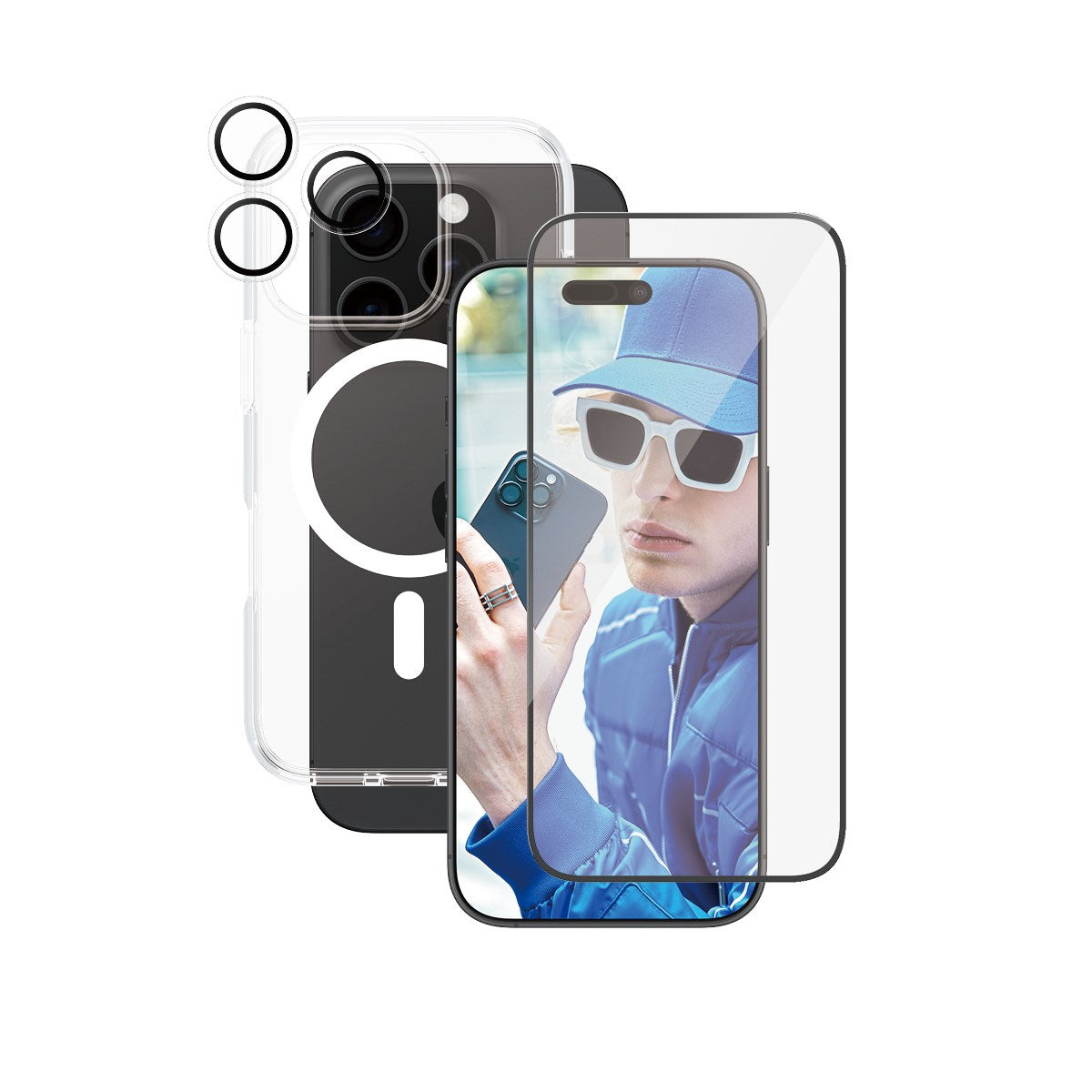 PanzerGlass® | CARE™ by PanzerGlass® 3-in-1 Set iPhone 16 Pro