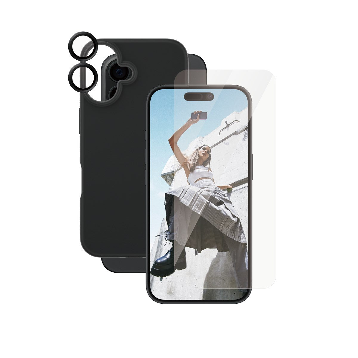 CARE by PanzerGlass® Fashion 3-in-1 Set iPhone 16