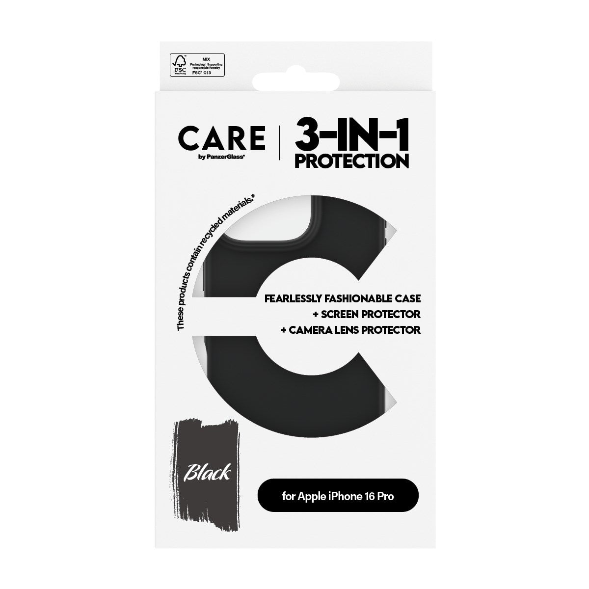 CARE by PanzerGlass® Fashion 3-in-1 Set iPhone 16 Pro
