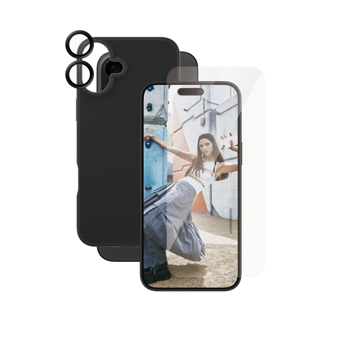 CARE by PanzerGlass® Fashion 3-in-1 Set iPhone 16 Plus