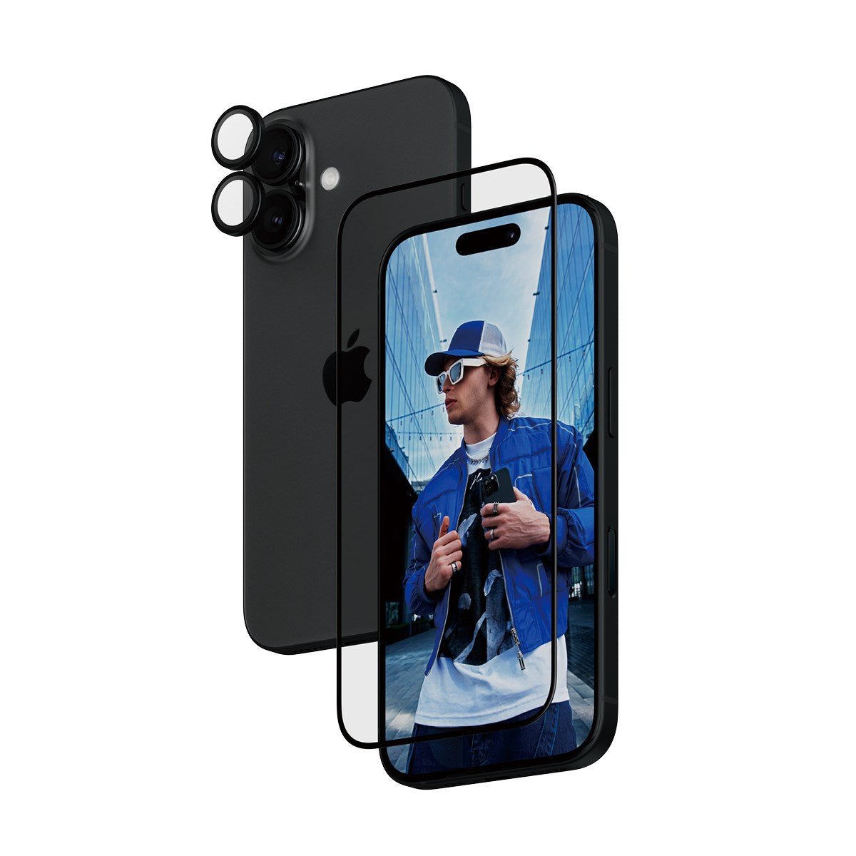 PanzerGlass® 2-in-1 Set iPhone 16