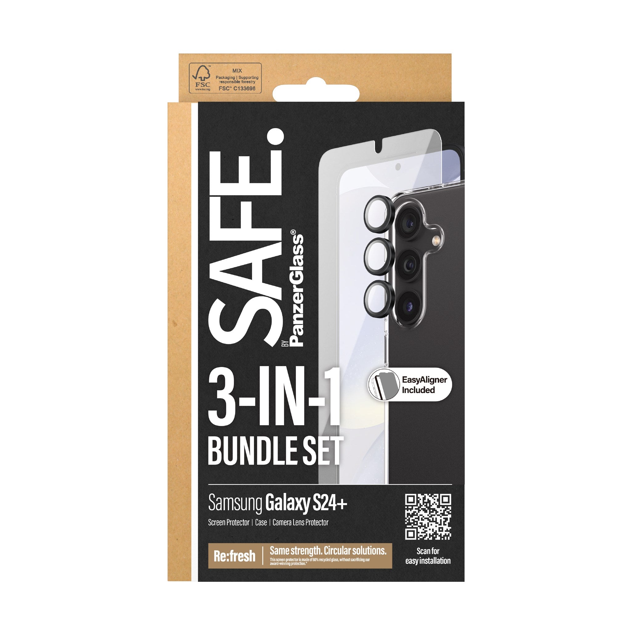 SAFE. by PanzerGlass® 3-in-1 Set Samsung Galaxy S24+