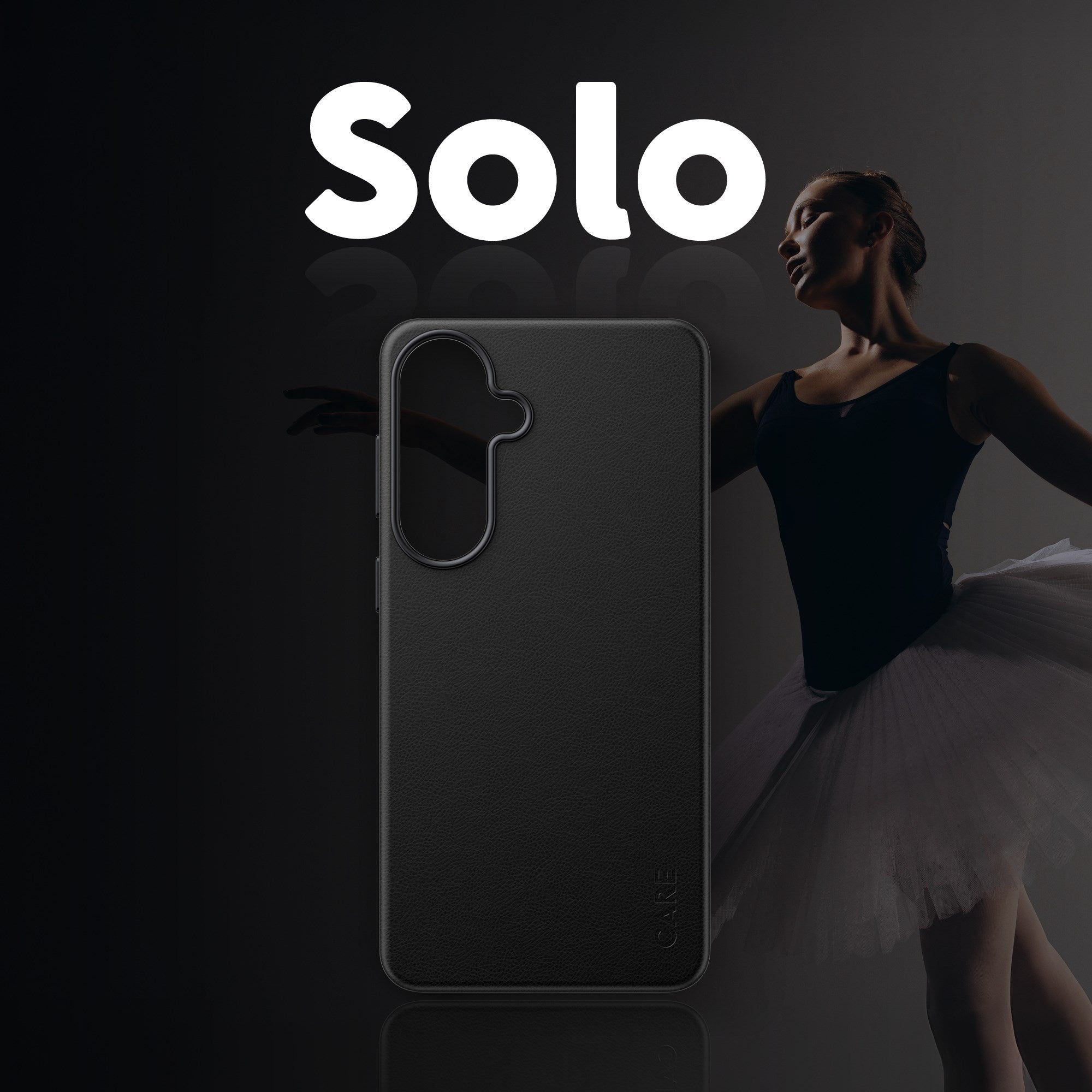 CARE™ by PanzerGlass® Solo Case Schwarz m. Qi Samsung Galaxy S26