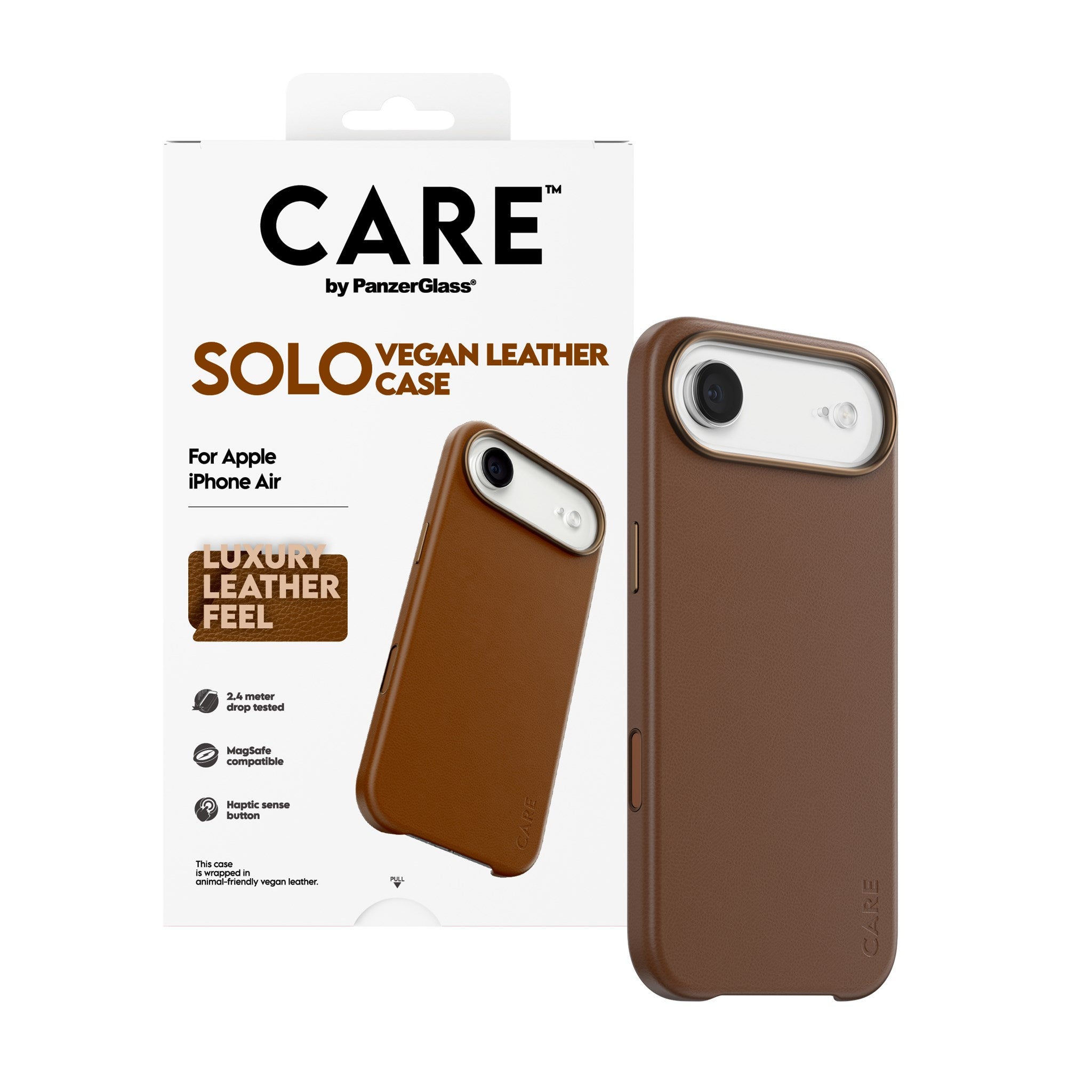 CARE™ by PanzerGlass® Solo Case Braun iPhone Air