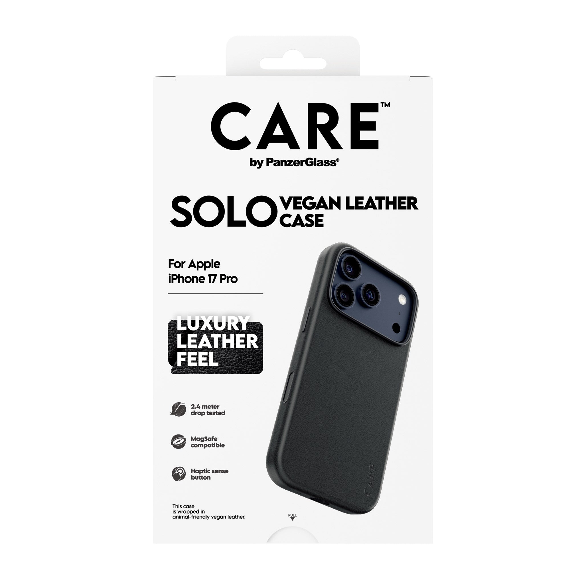 CARE™ by PanzerGlass® Solo Case Schwarz iPhone 17 Pro