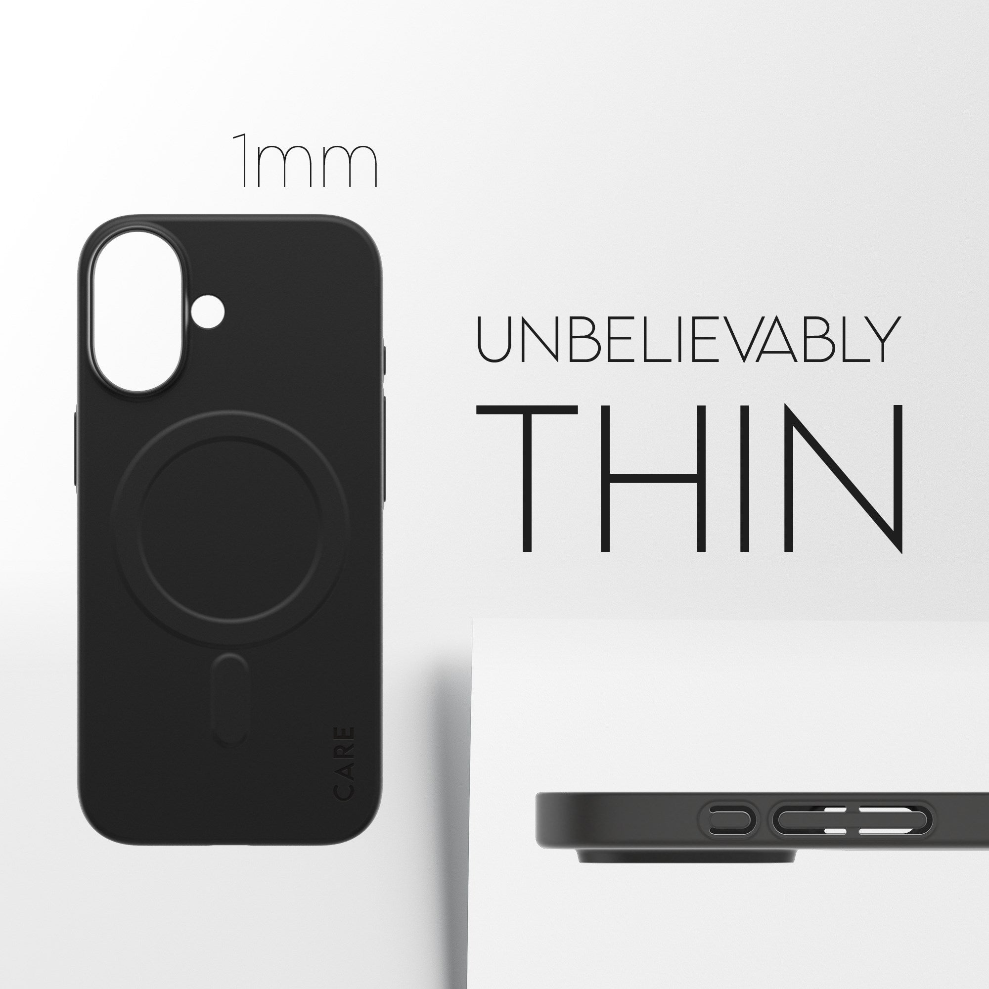 CARE™ by PanzerGlass® SL1M Case Schwarz m. MagSafe iPhone 17