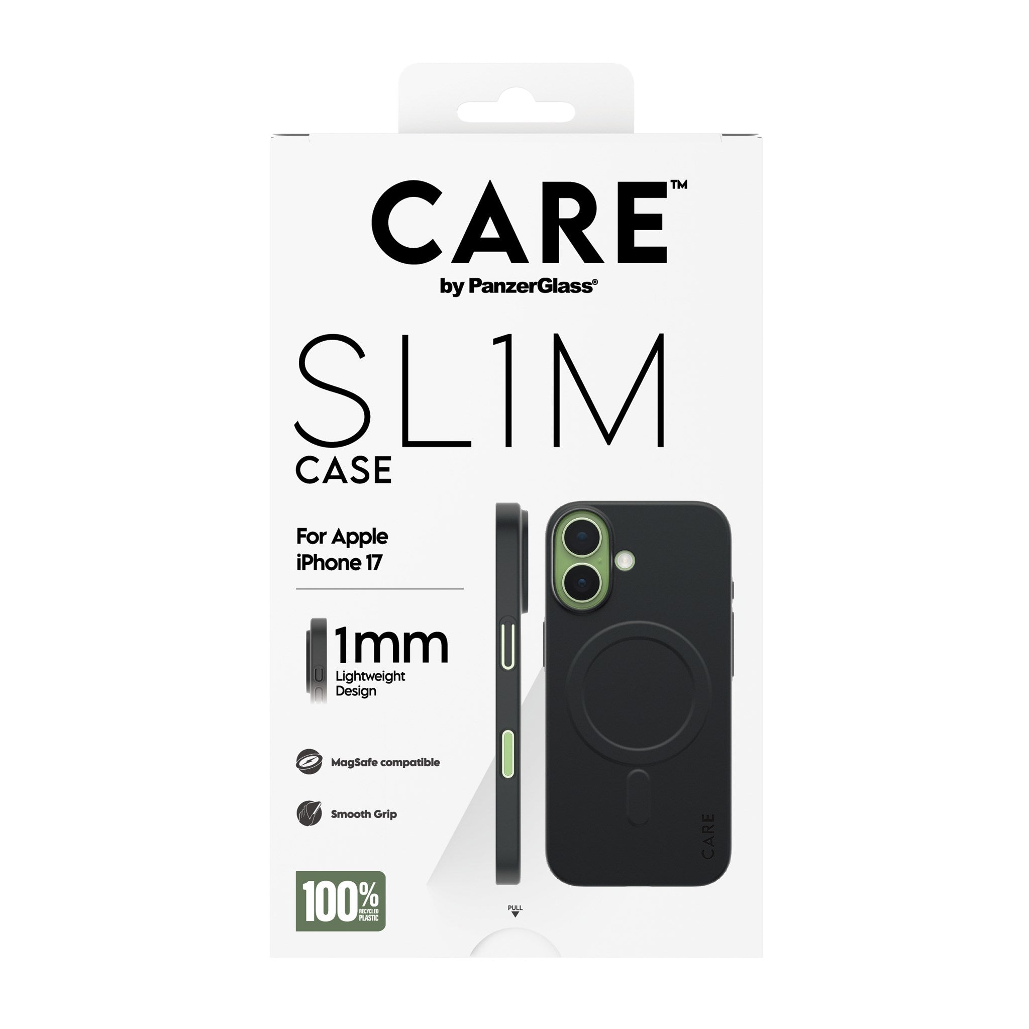 CARE™ by PanzerGlass® SL1M Case Schwarz m. MagSafe iPhone 17