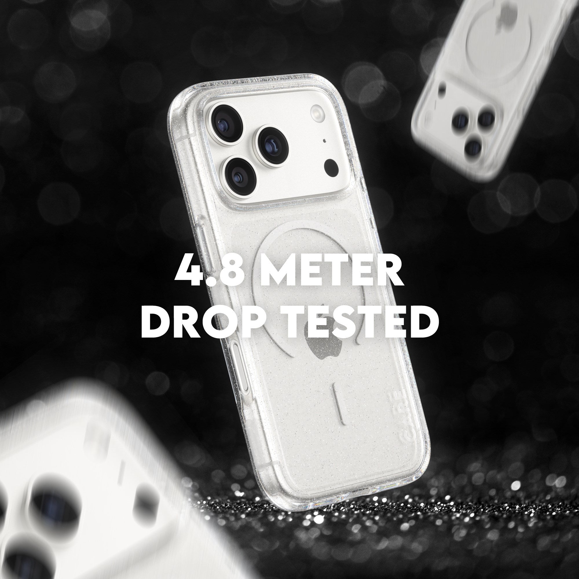 CARE by PanzerGlass® Flagship Case Urban Explorer Star Lit m. Weiß MagSafe iPhone 17 Pro