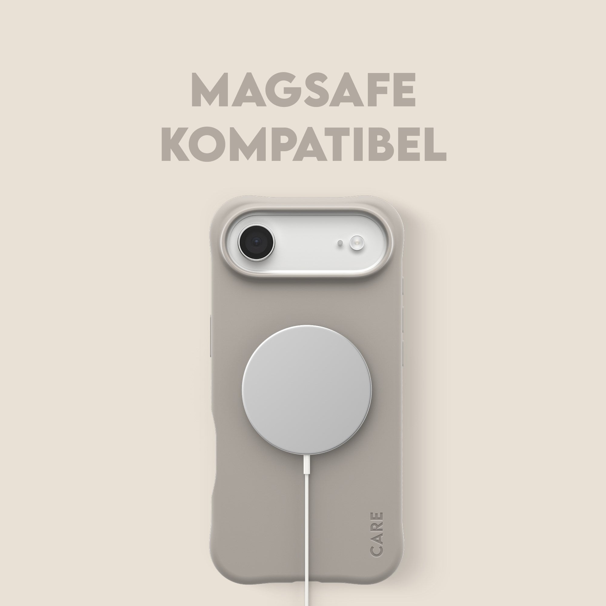 CARE™ by PanzerGlass® Samba Case Vanilla m. MagSafe iPhone Air