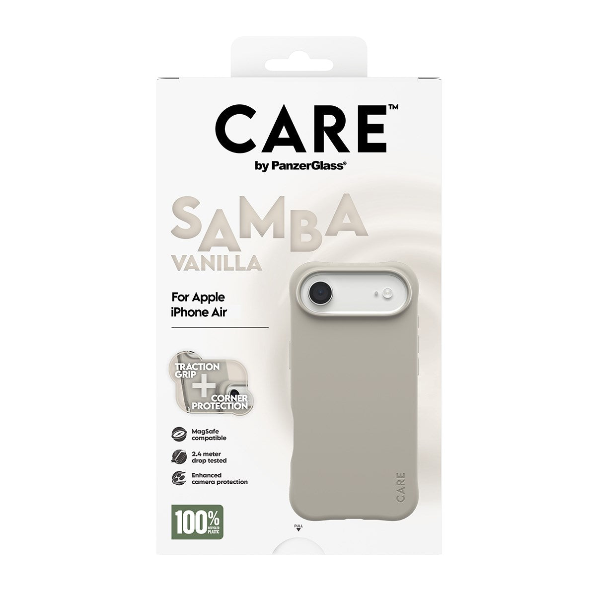 CARE by PanzerGlass® Fashionable Case Samba Vanilla m. MagSafe iPhone Air