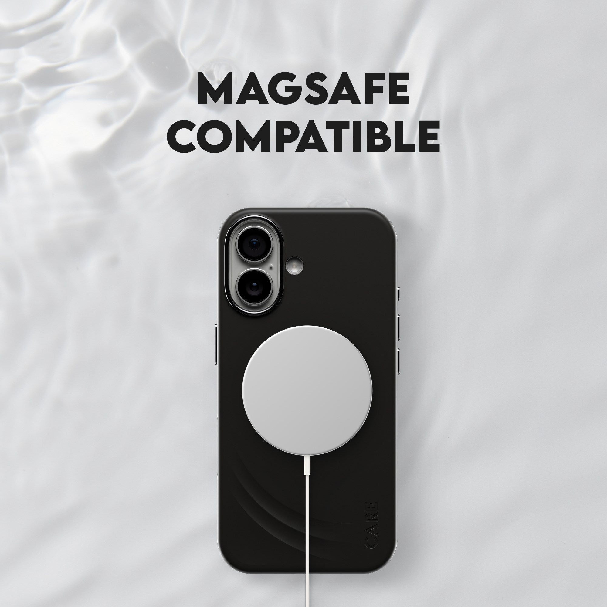 CARE by PanzerGlass® Feature FLOW Case Schwarz m. MagSafe iPhone 17