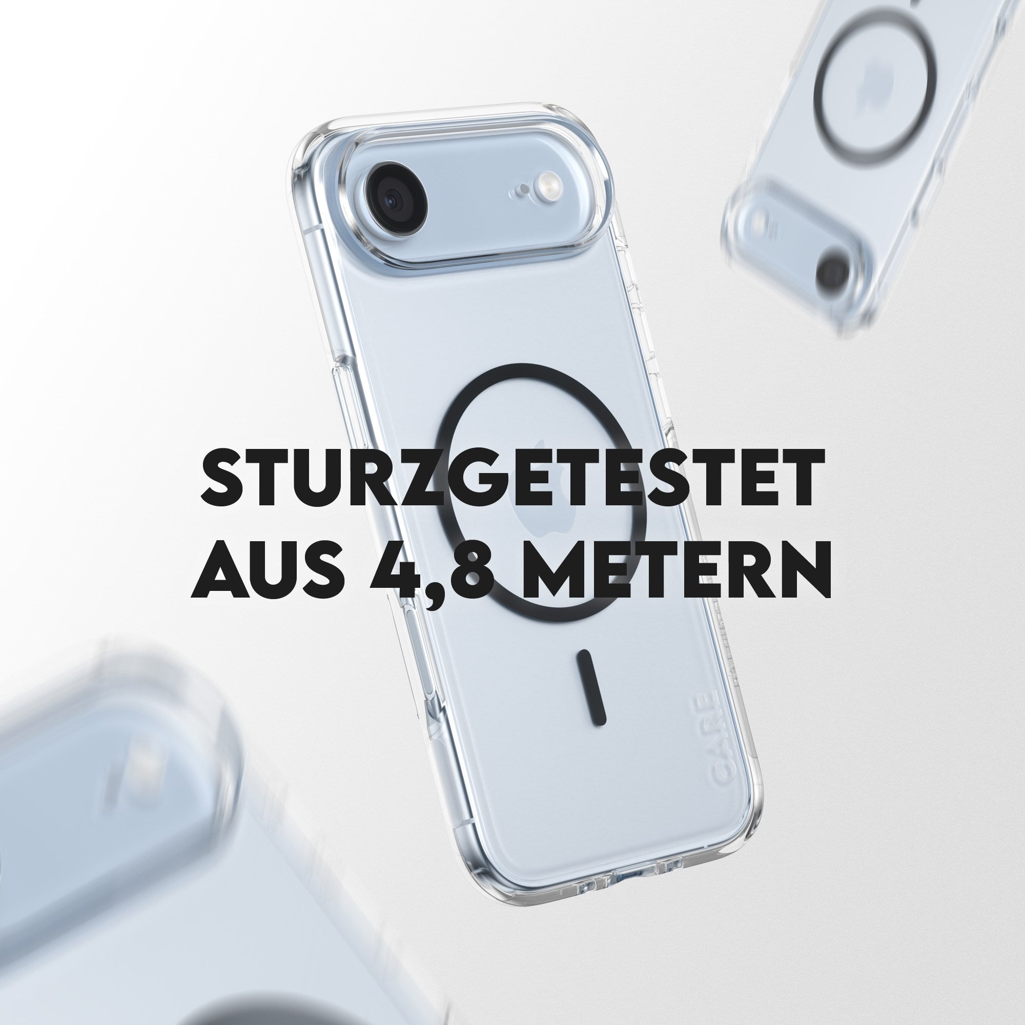 CARE™ by PanzerGlass® Urban Explorer Case Transparent m. Schwarz MagSafe iPhone Air