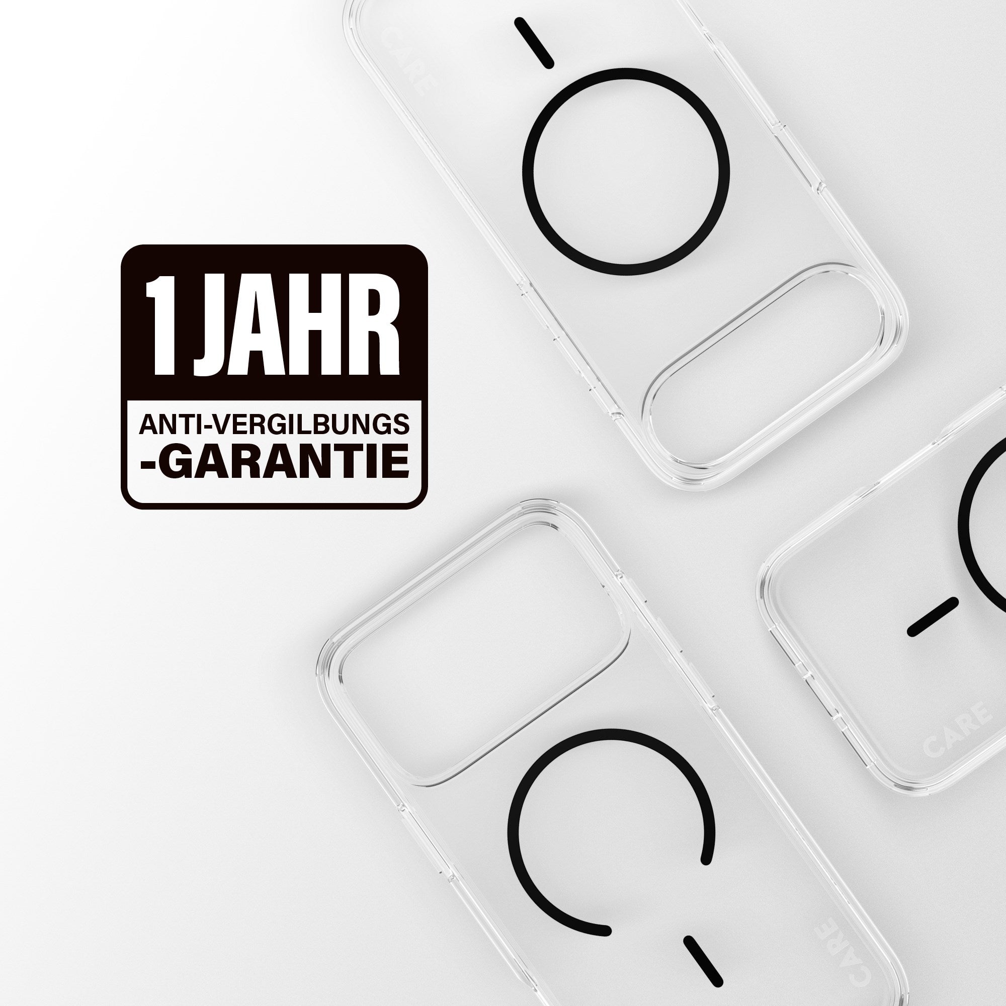 CARE™ by PanzerGlass® Urban Explorer Case Transparent m. Schwarz MagSafe iPhone Air