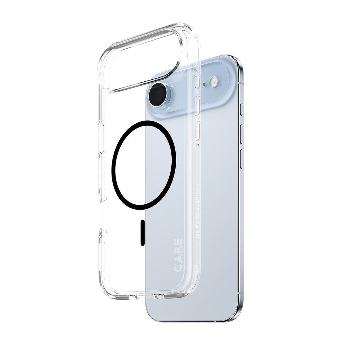 CARE by PanzerGlass® Flagship Case Transparent Urban Explorer m. Schwarz MagSafe iPhone Air