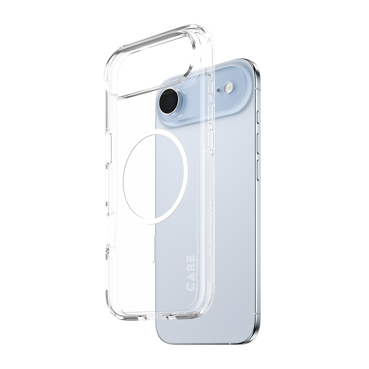 CARE by PanzerGlass® Flagship Case Transparent Urban Explorer m. Weiß MagSafe iPhone Air