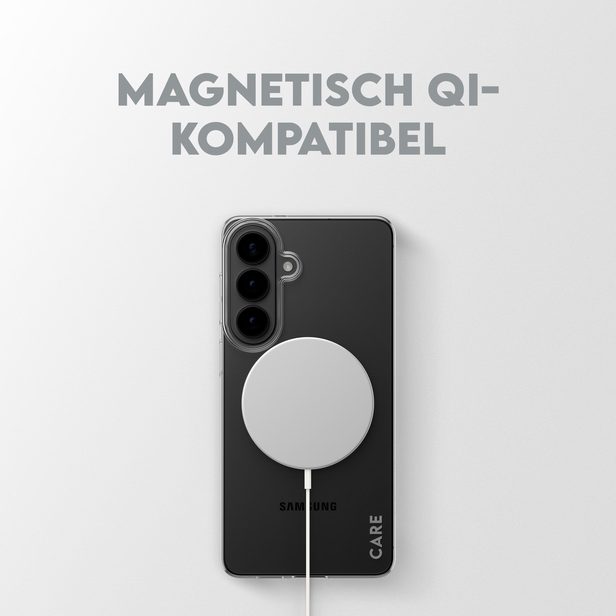 CARE™ by PanzerGlass® SL1M Case Transparent m. Qi Samsung Galaxy S26+