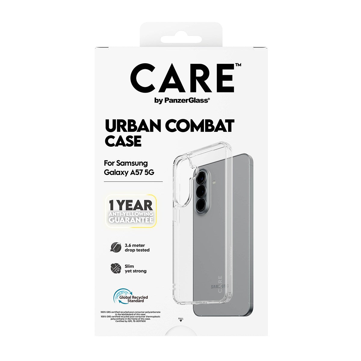 CARE™ by PanzerGlass® Urban Combat Case Transparent Samsung Galaxy A57 5G
