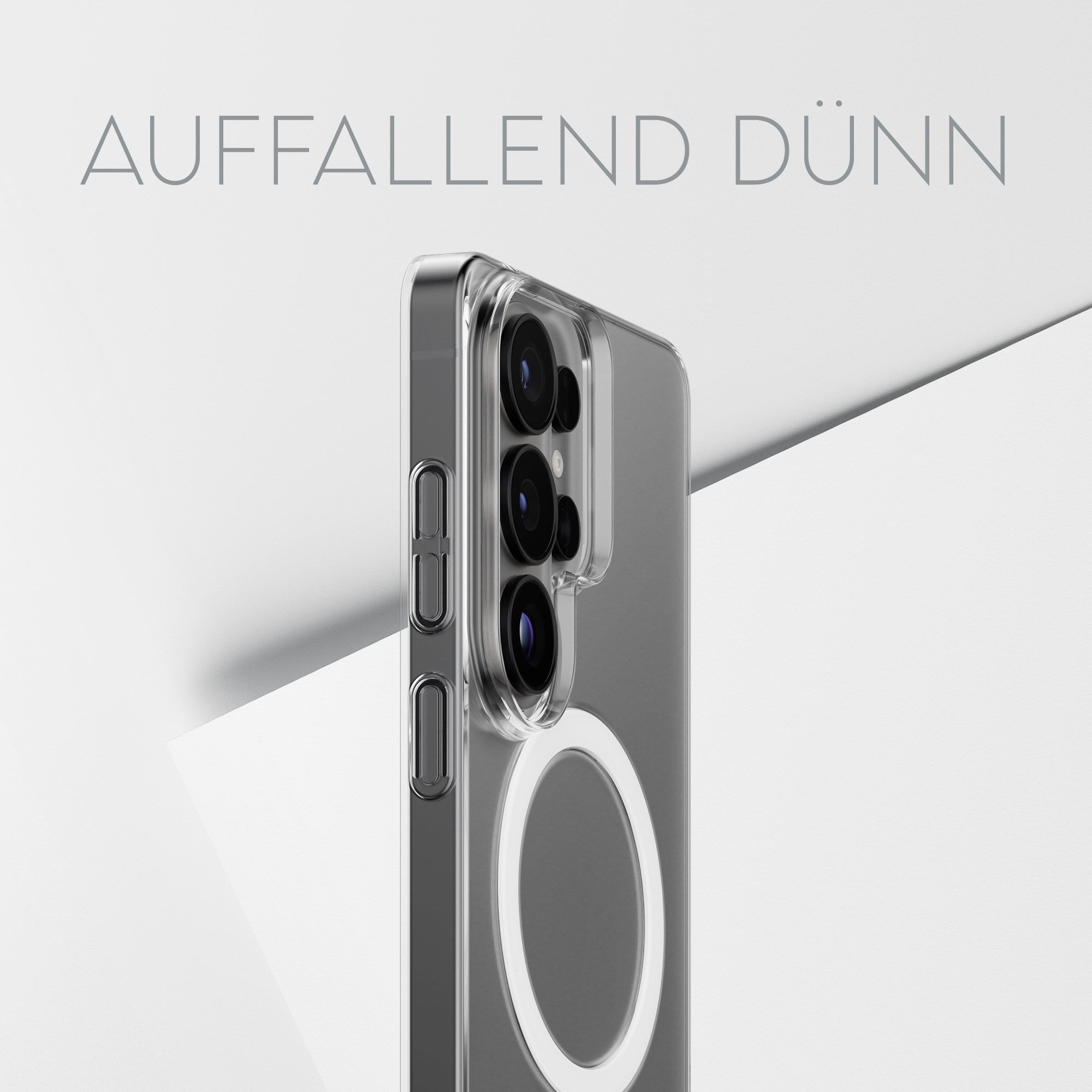 CARE™ by PanzerGlass® SL1M Case Transparent m. Qi Samsung Galaxy S26 Ultra