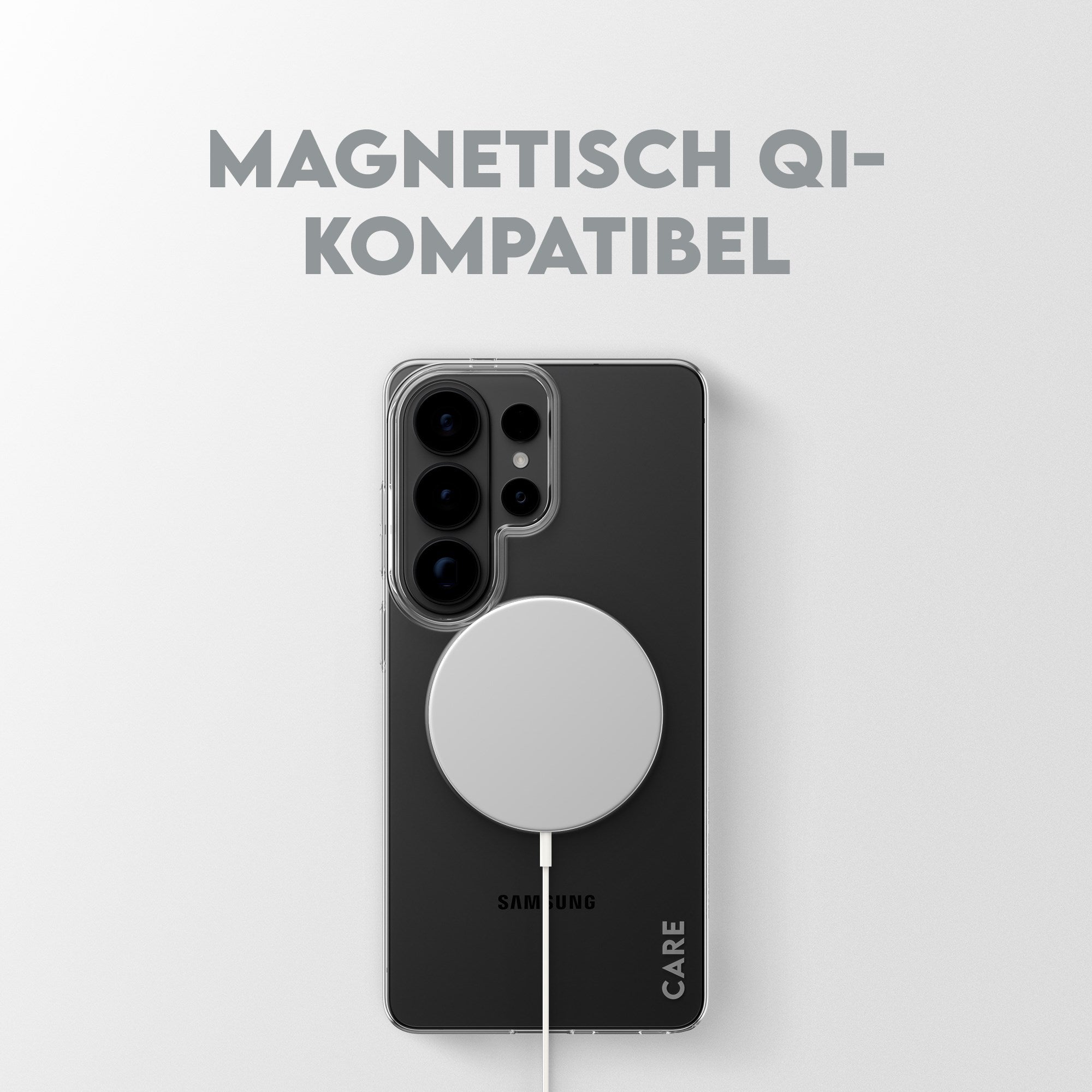 CARE™ by PanzerGlass® SL1M Case Transparent m. Qi Samsung Galaxy S26 Ultra