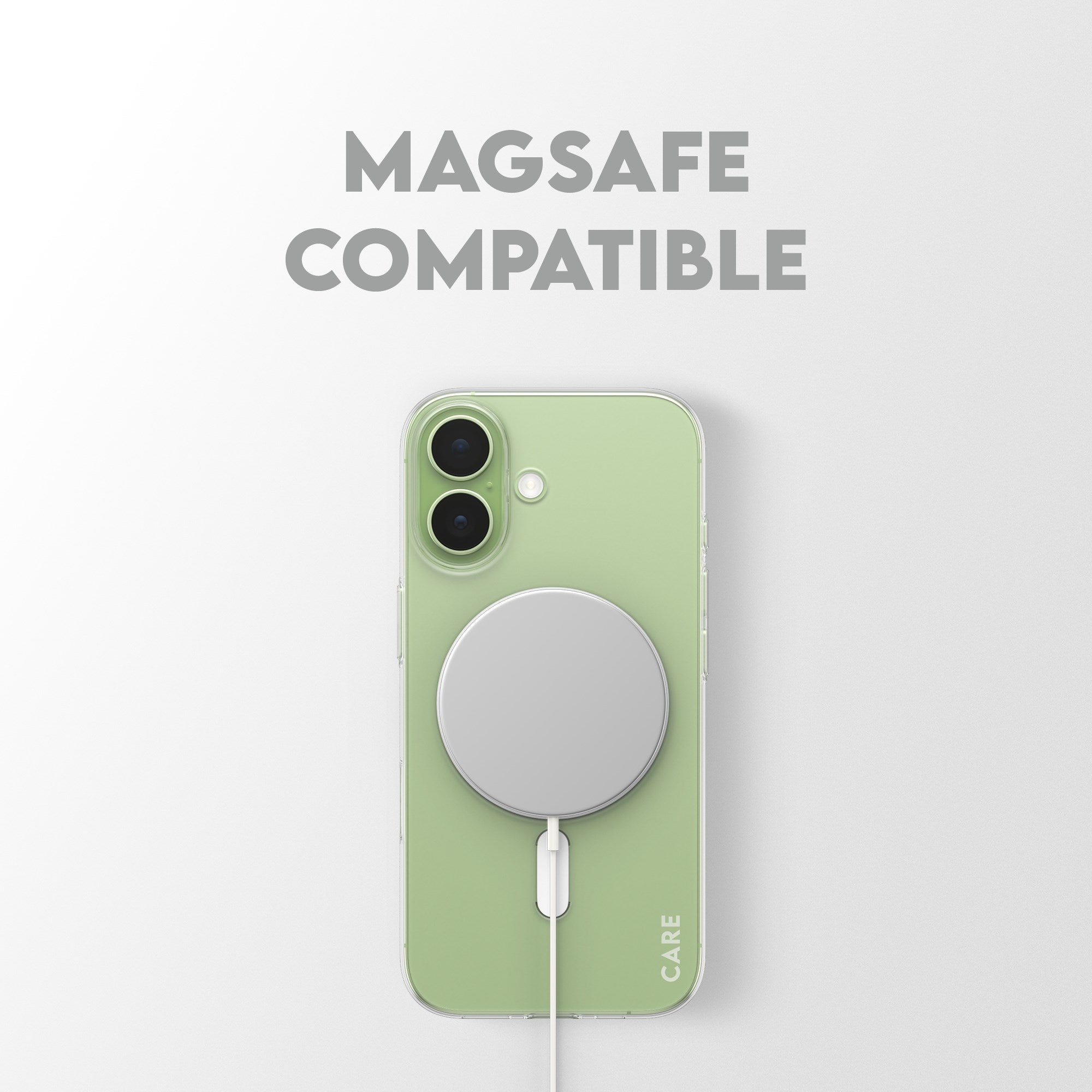 CARE™ by PanzerGlass® SL1M Case Transparent m. MagSafe iPhone 17