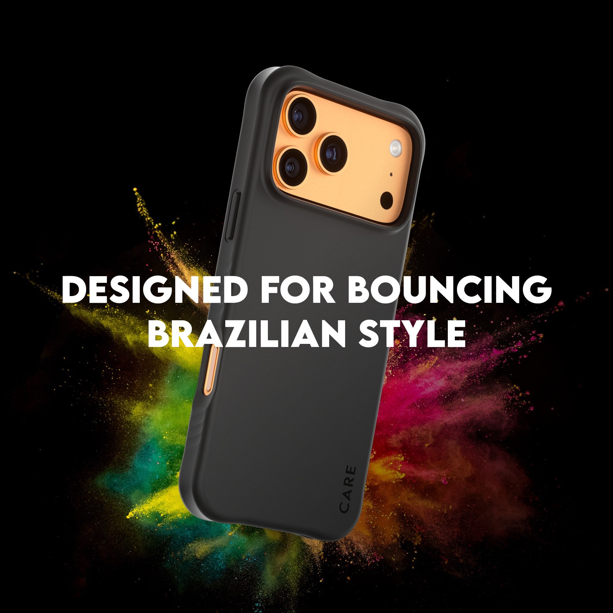 CARE by PanzerGlass® Fashionable Case Samba Schwarz m. MagSafe iPhone 17 Pro Max