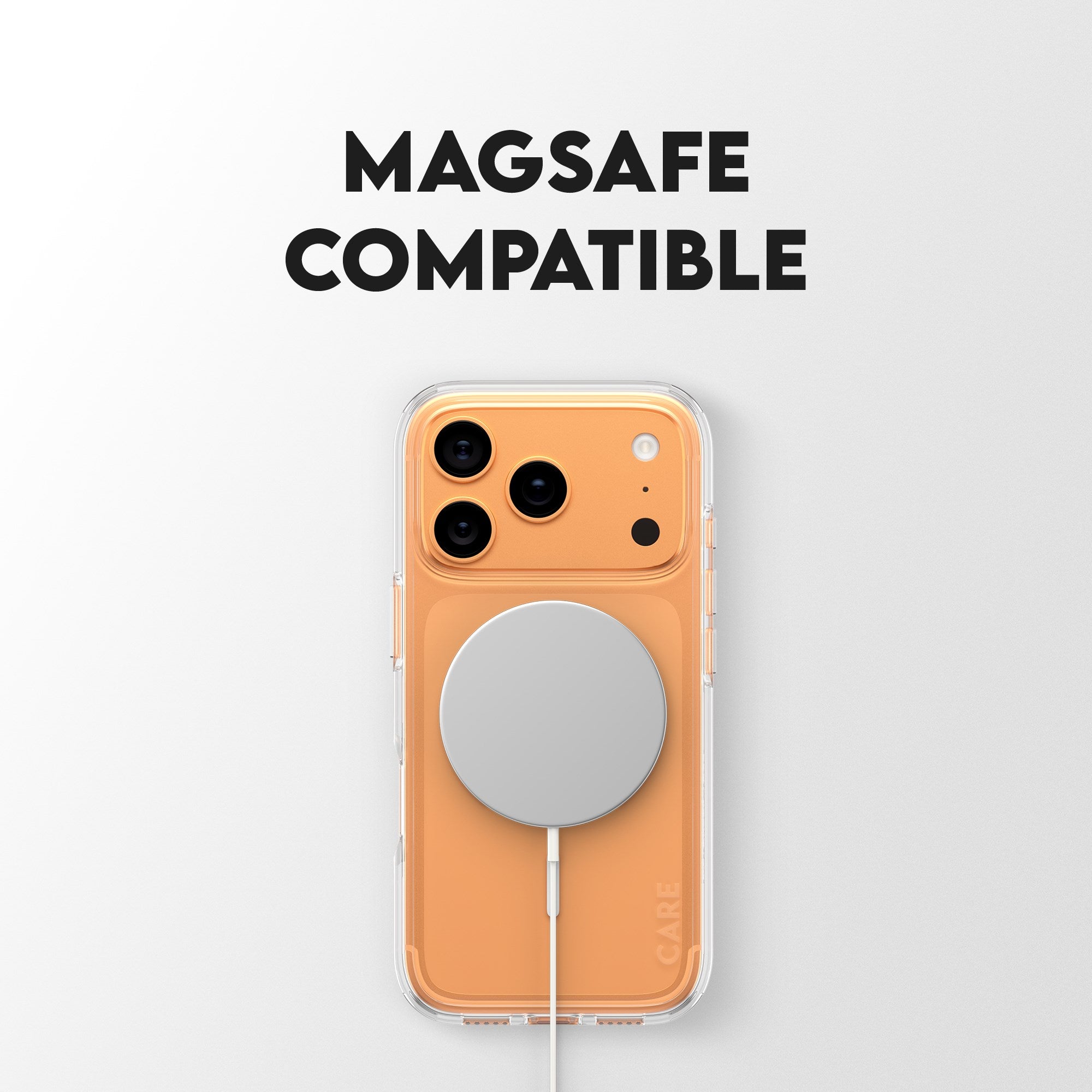 CARE by PanzerGlass® Flagship Case Transparent Urban Explorer m. Weiß MagSafe iPhone 17 Pro