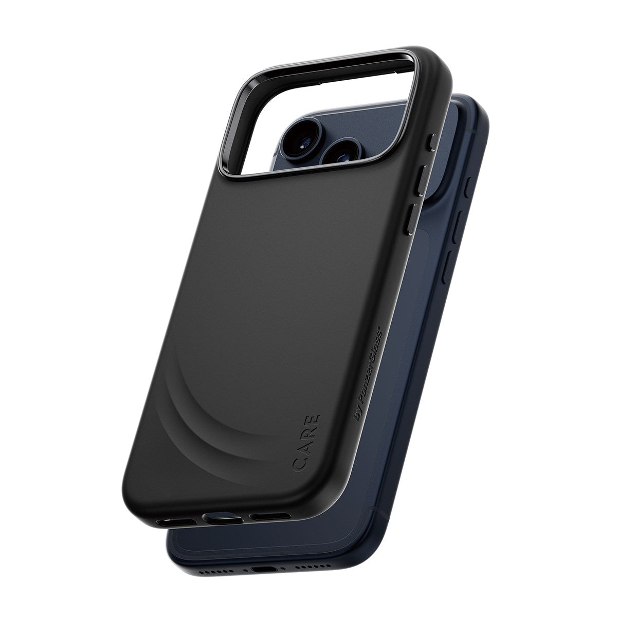 CARE by PanzerGlass® Feature FLOW Case Schwarz m. Cutout for Haptic & MagSafe iPhone 17 Pro Max