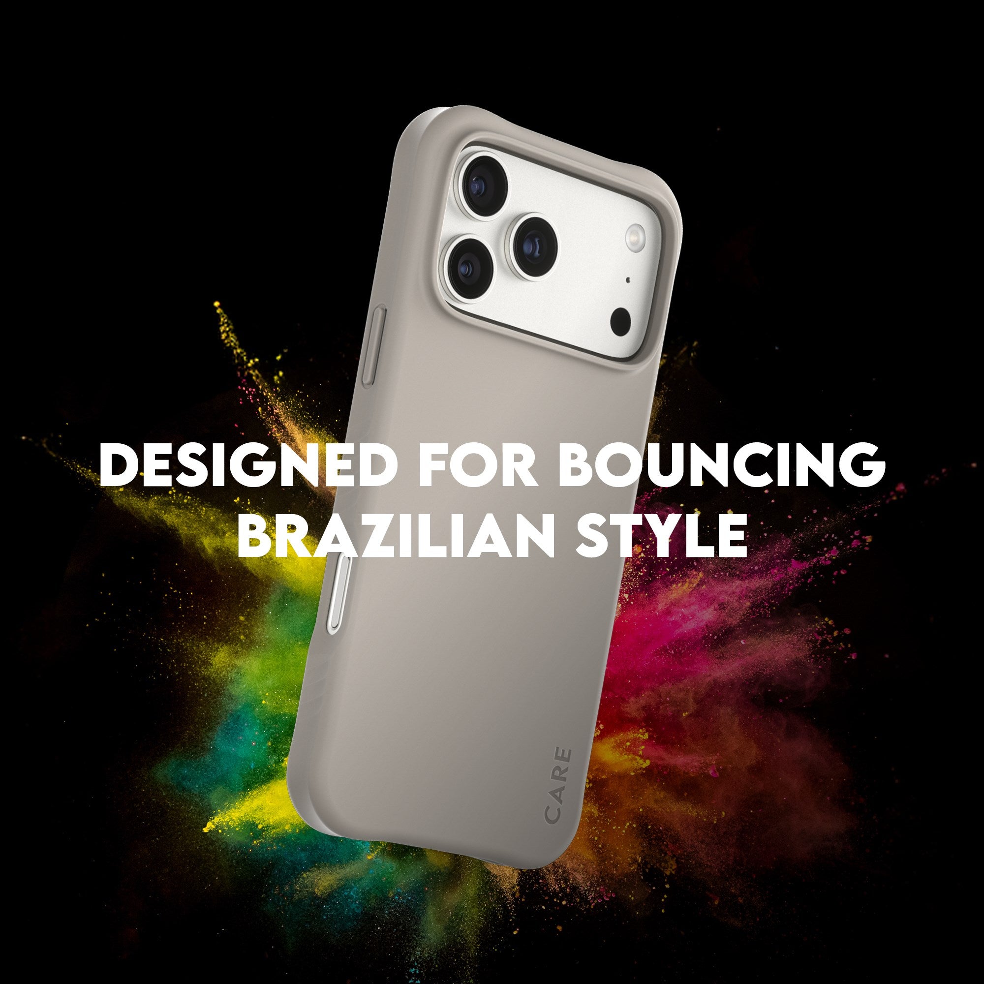 CARE by PanzerGlass® Fashionable Case Samba Vanilla m. MagSafe iPhone 17 Pro Max