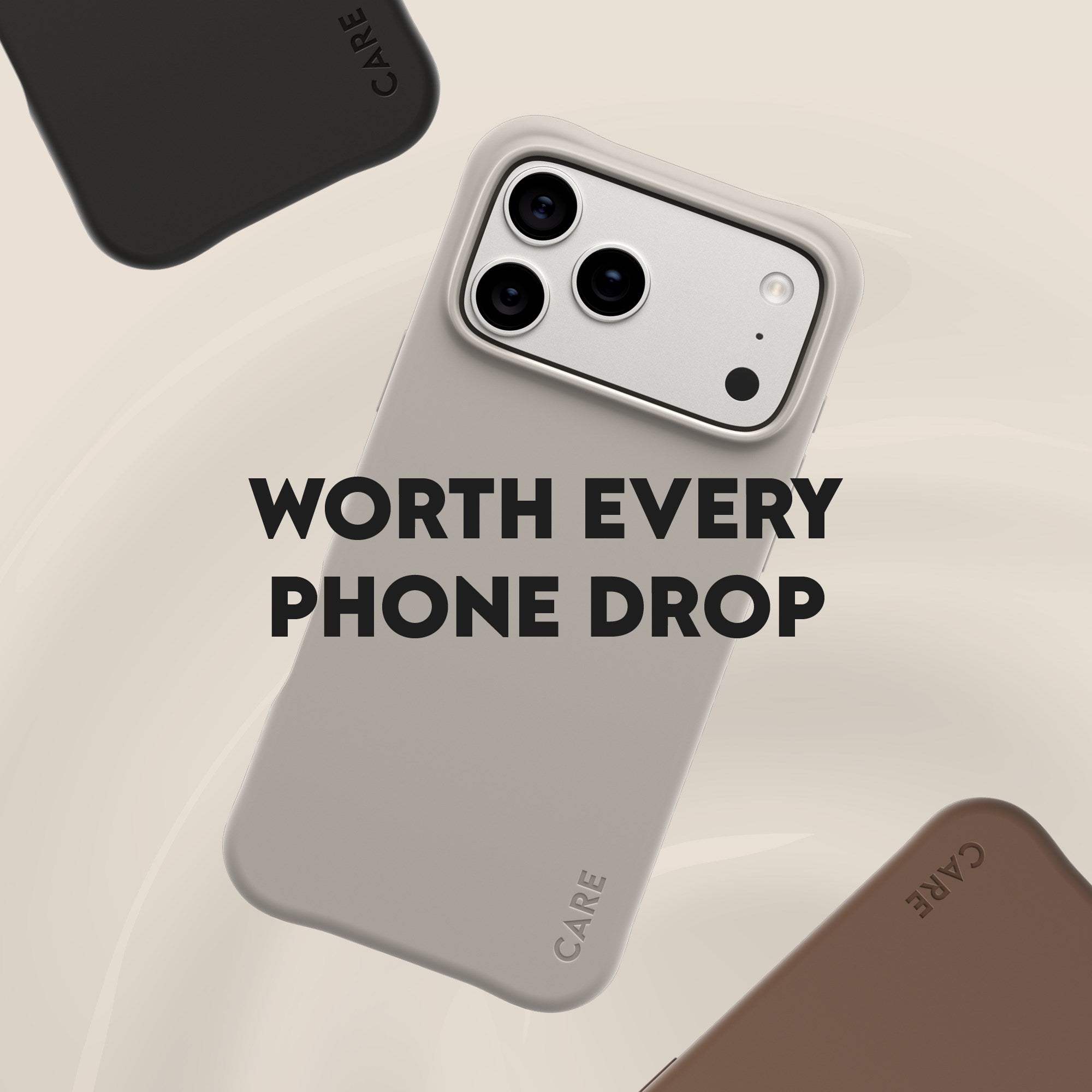 CARE by PanzerGlass® Fashionable Case Samba Vanilla m. MagSafe iPhone 17 Pro Max