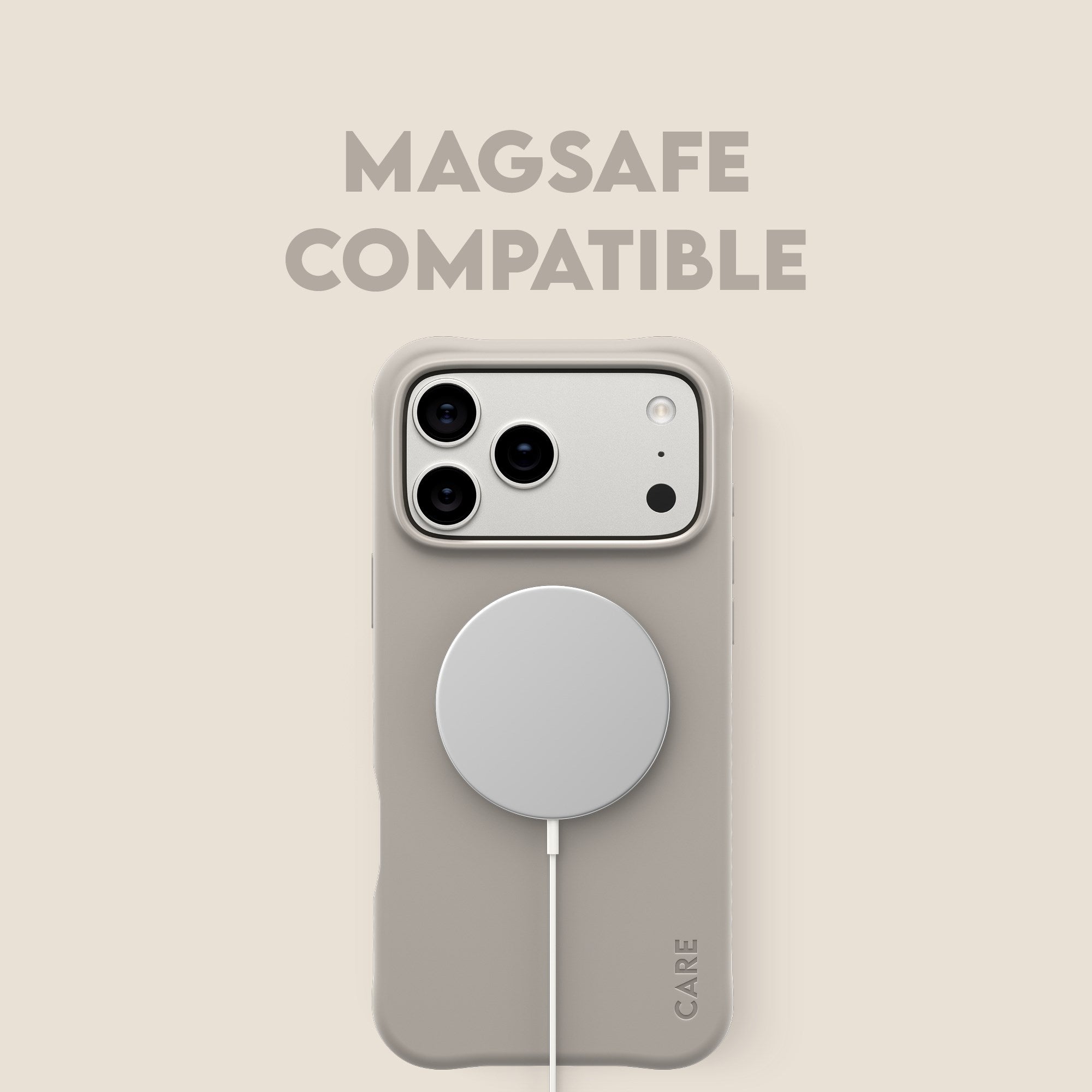CARE by PanzerGlass® Fashionable Case Samba Vanilla m. MagSafe iPhone 17 Pro Max