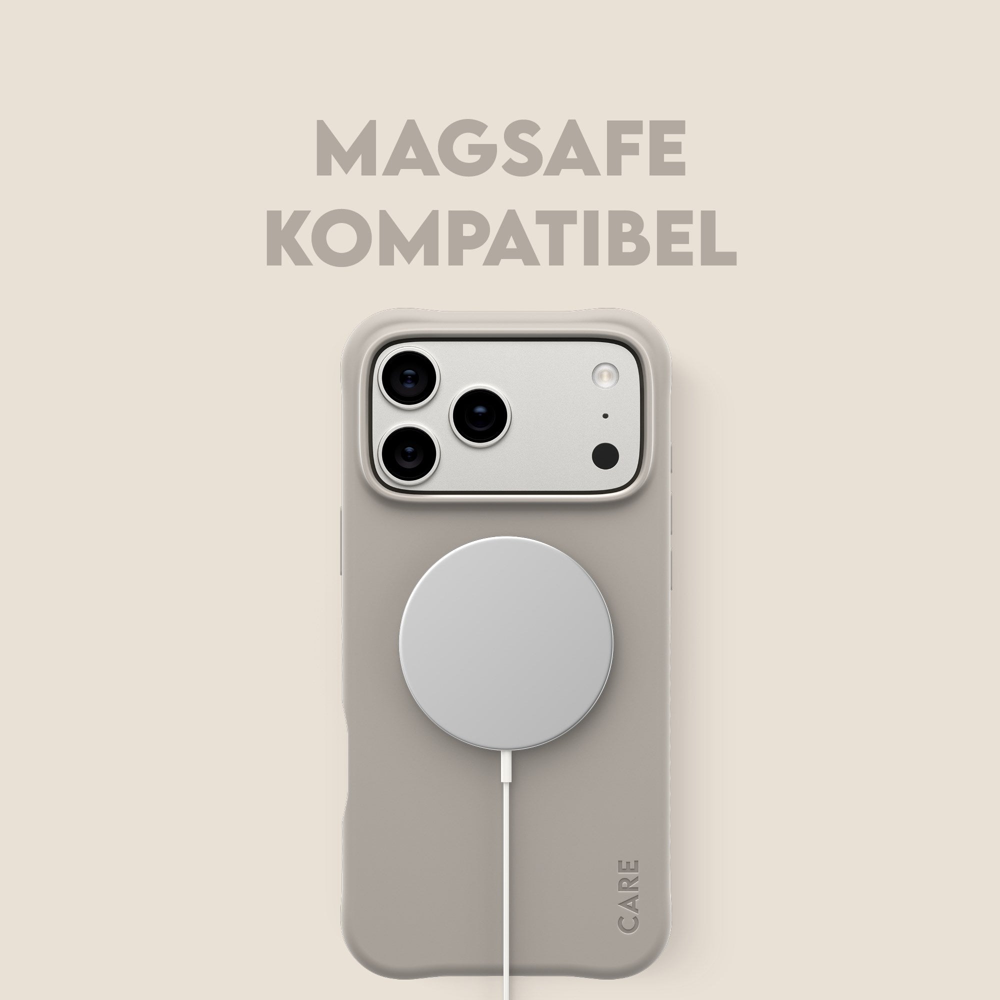 CARE™ by PanzerGlass® Samba Case Vanilla m. MagSafe iPhone 17 Pro Max