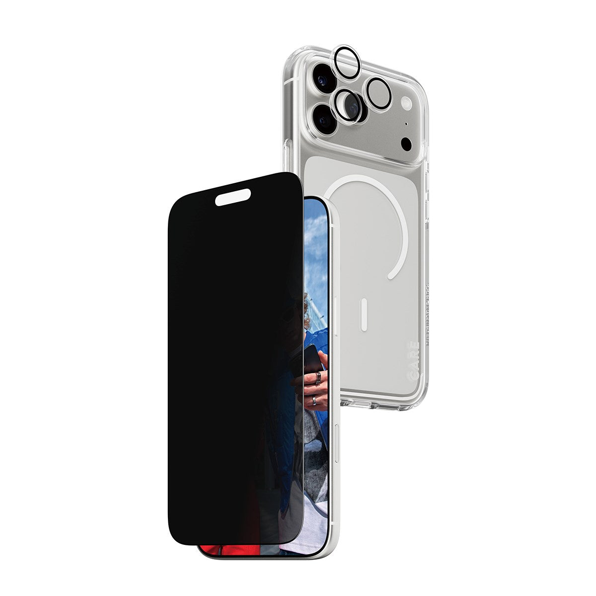 PanzerGlass® | CARE by PanzerGlass® 3-in-1 Privacy Set iPhone 17 Pro Max