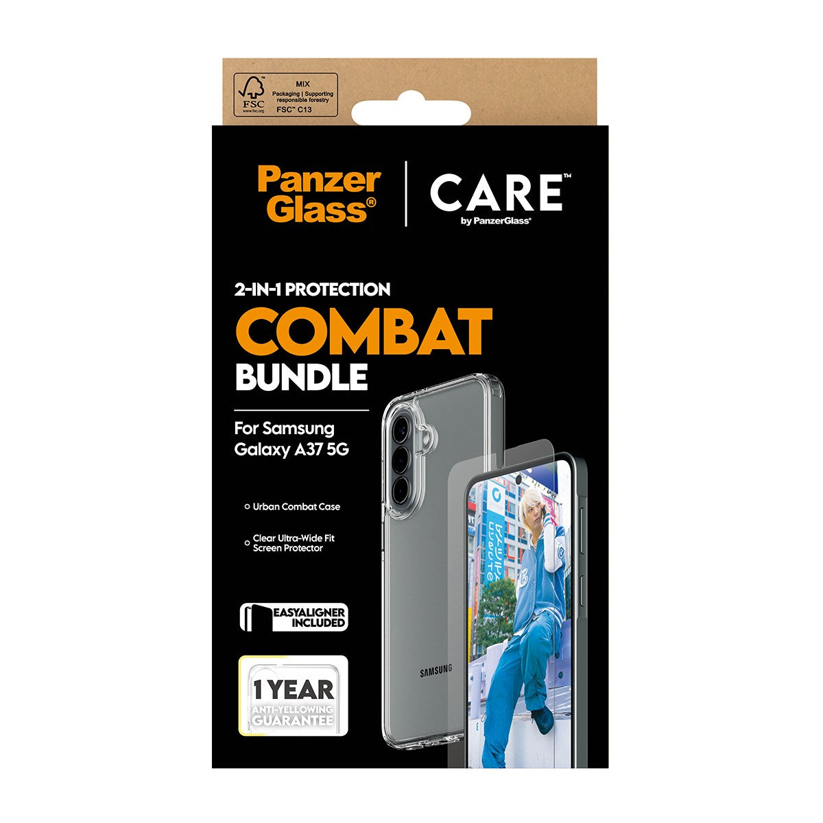 PanzerGlass® | CARE™ by PanzerGlass® 2-in-1 Combat Set Samsung Galaxy A37 5G