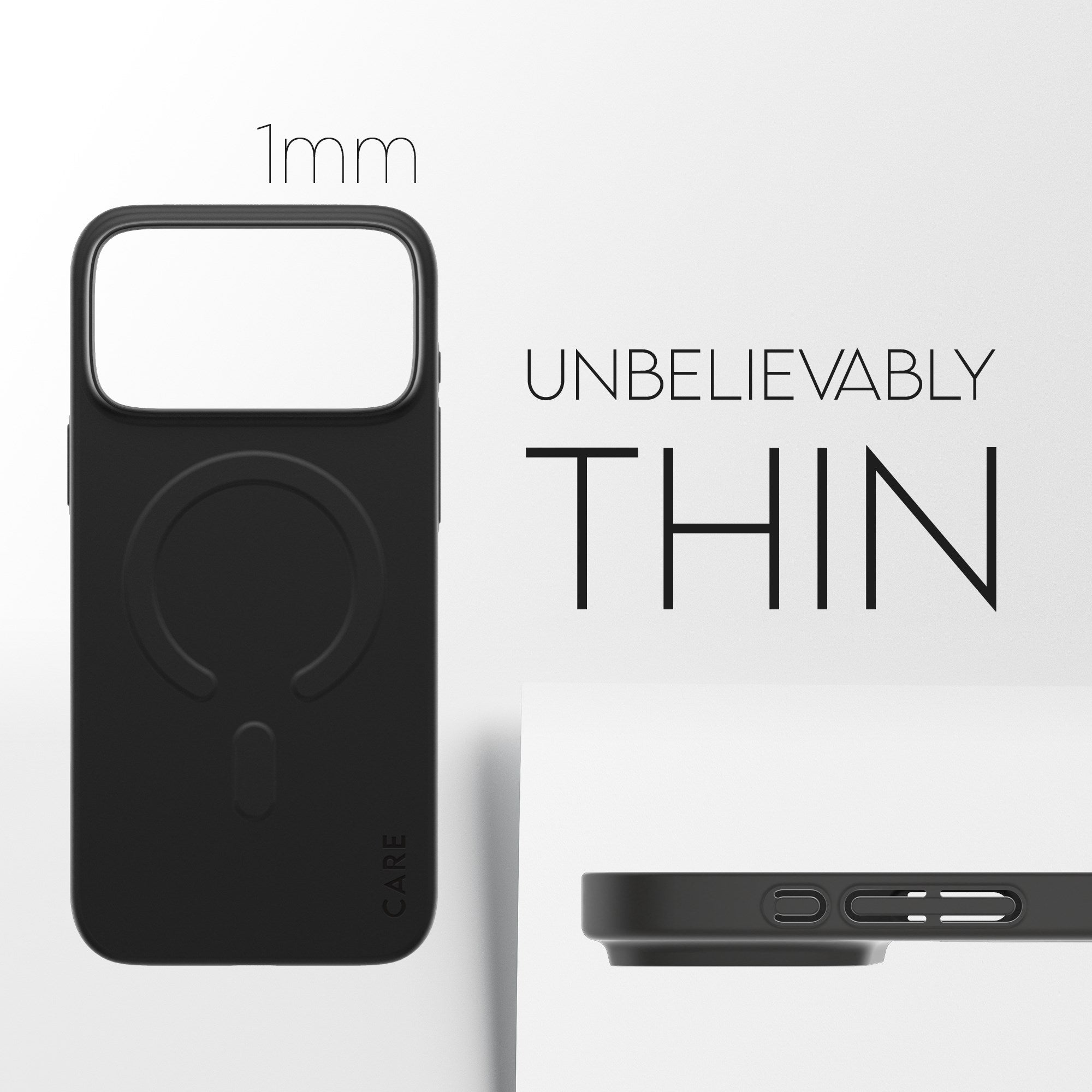 CARE™ by PanzerGlass® SL1M Case Schwarz m. MagSafe iPhone 17 Pro Max