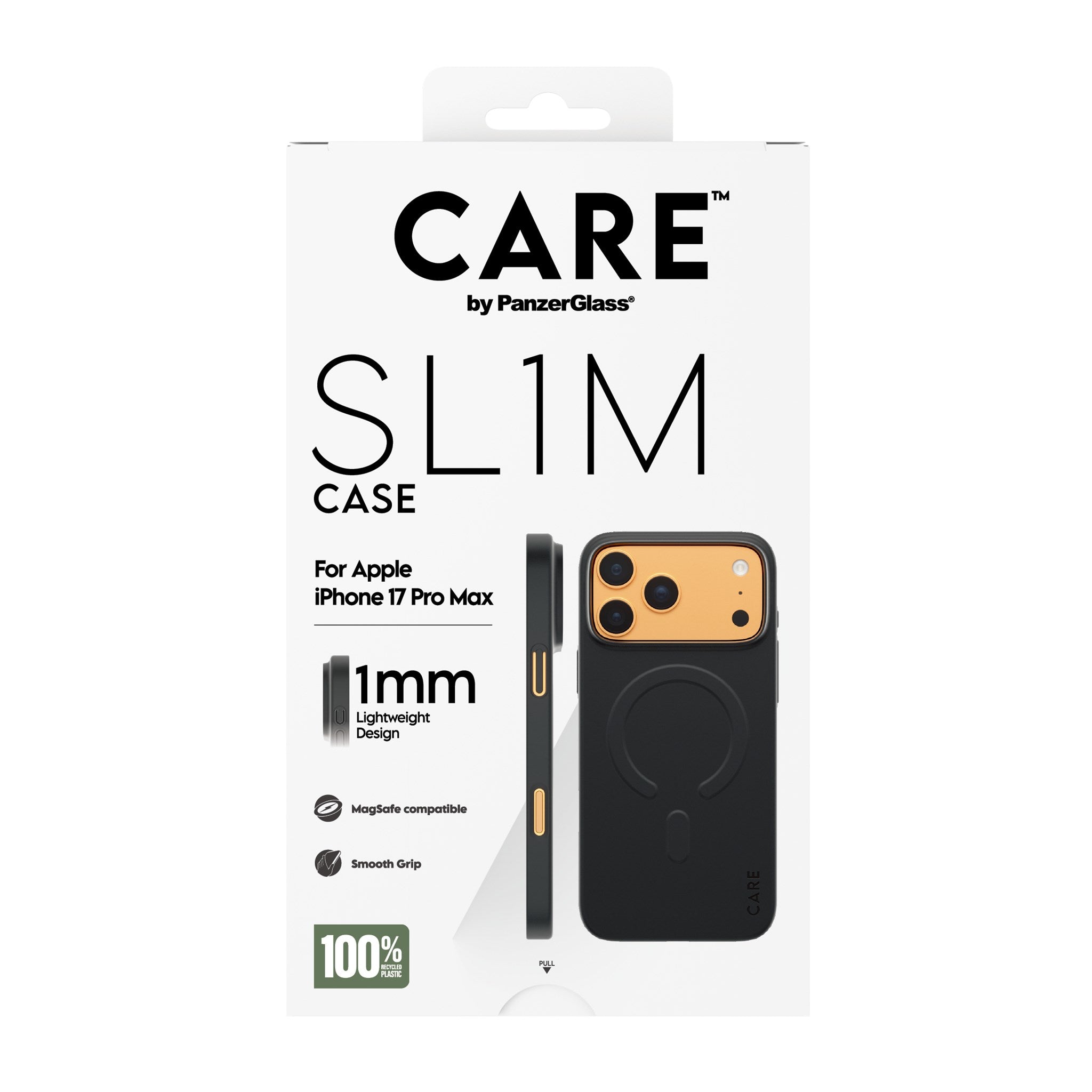CARE™ by PanzerGlass® SL1M Case Schwarz m. MagSafe iPhone 17 Pro Max