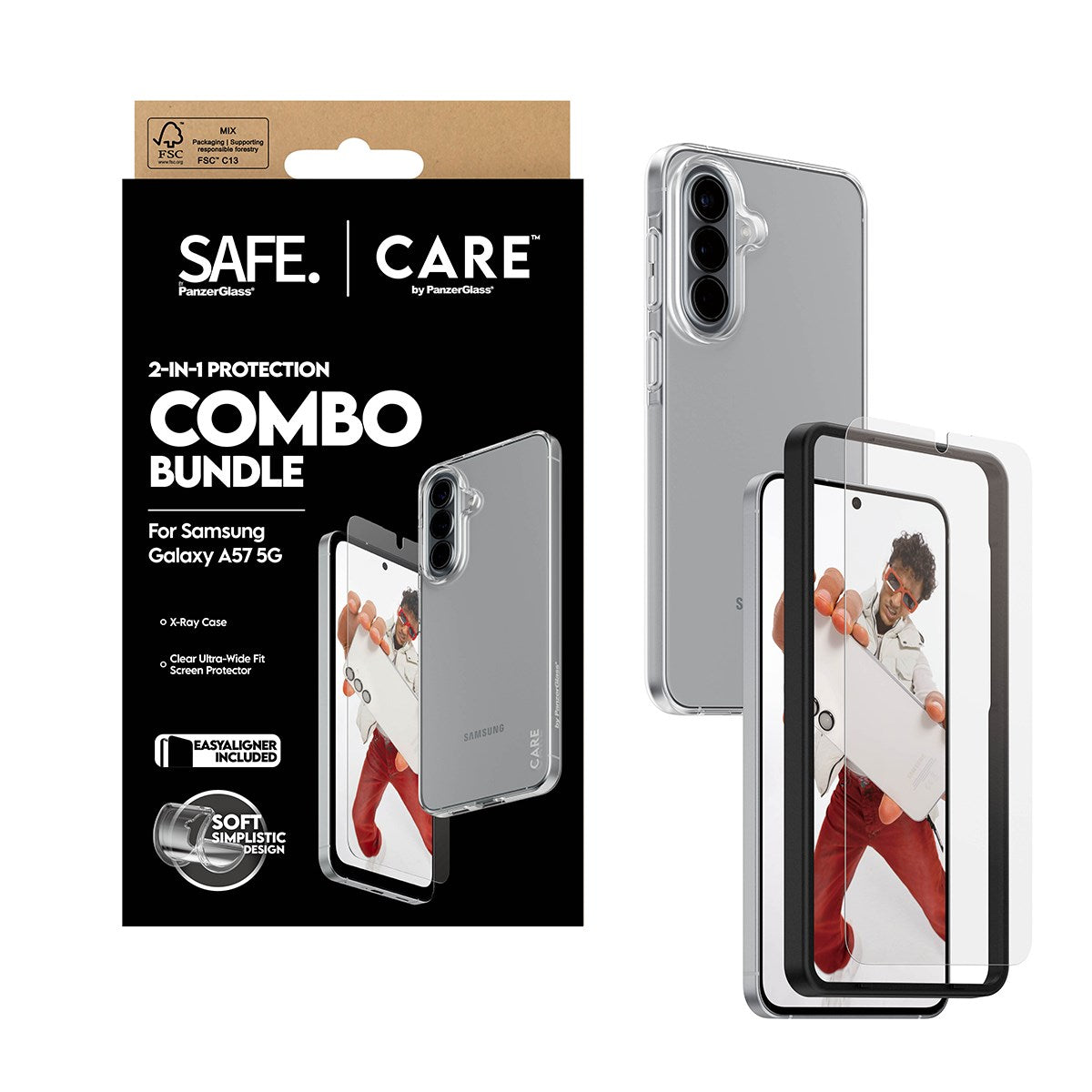 CARE™ by PanzerGlass® 2-in-1 Bundle Samsung Galaxy A57 5G