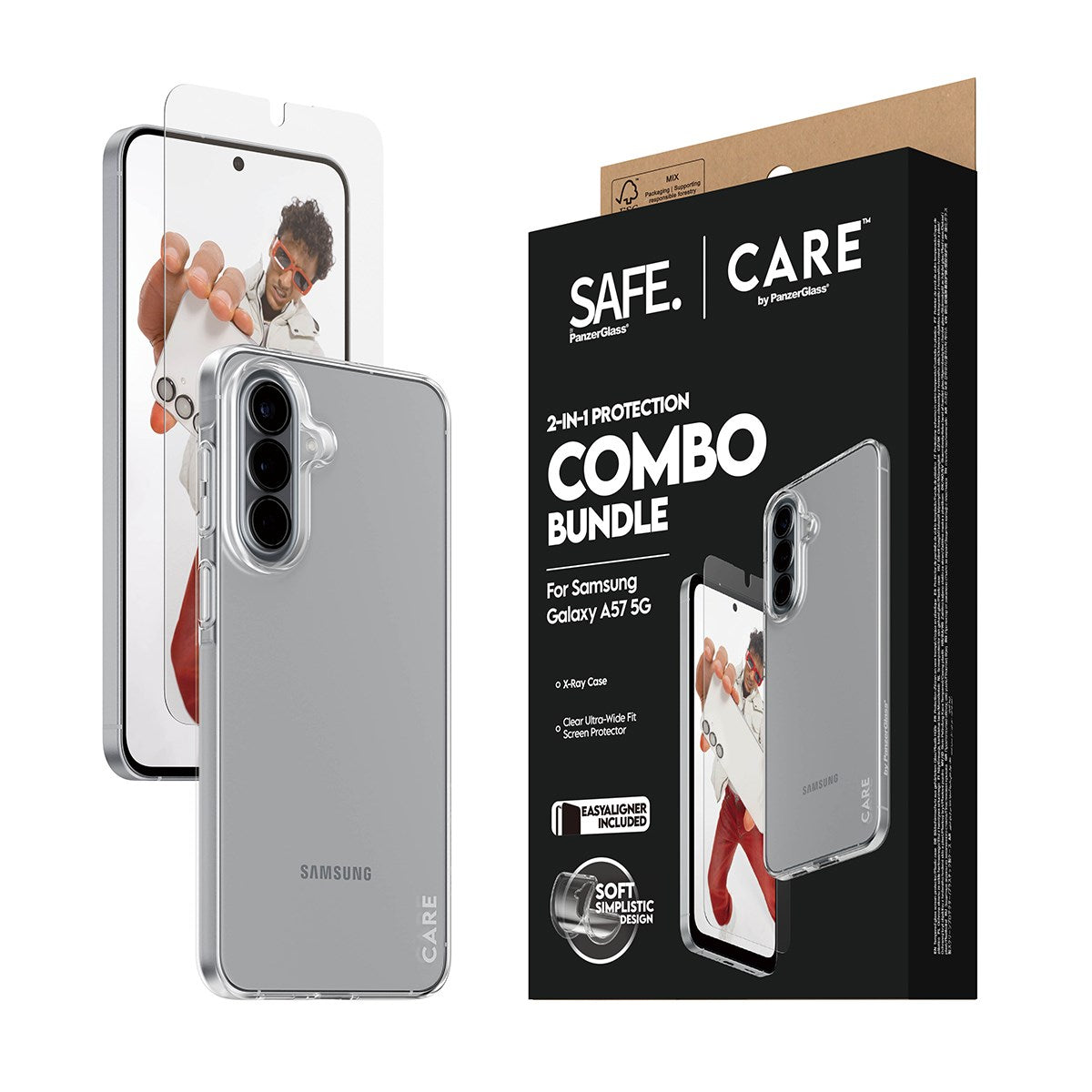 CARE™ by PanzerGlass® 2-in-1 Bundle Samsung Galaxy A57 5G
