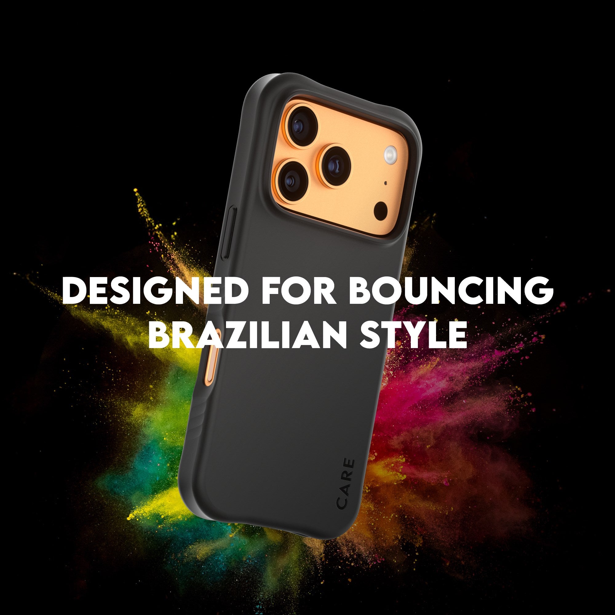 CARE by PanzerGlass® Fashionable Case Samba Schwarz m. MagSafe iPhone 17 Pro