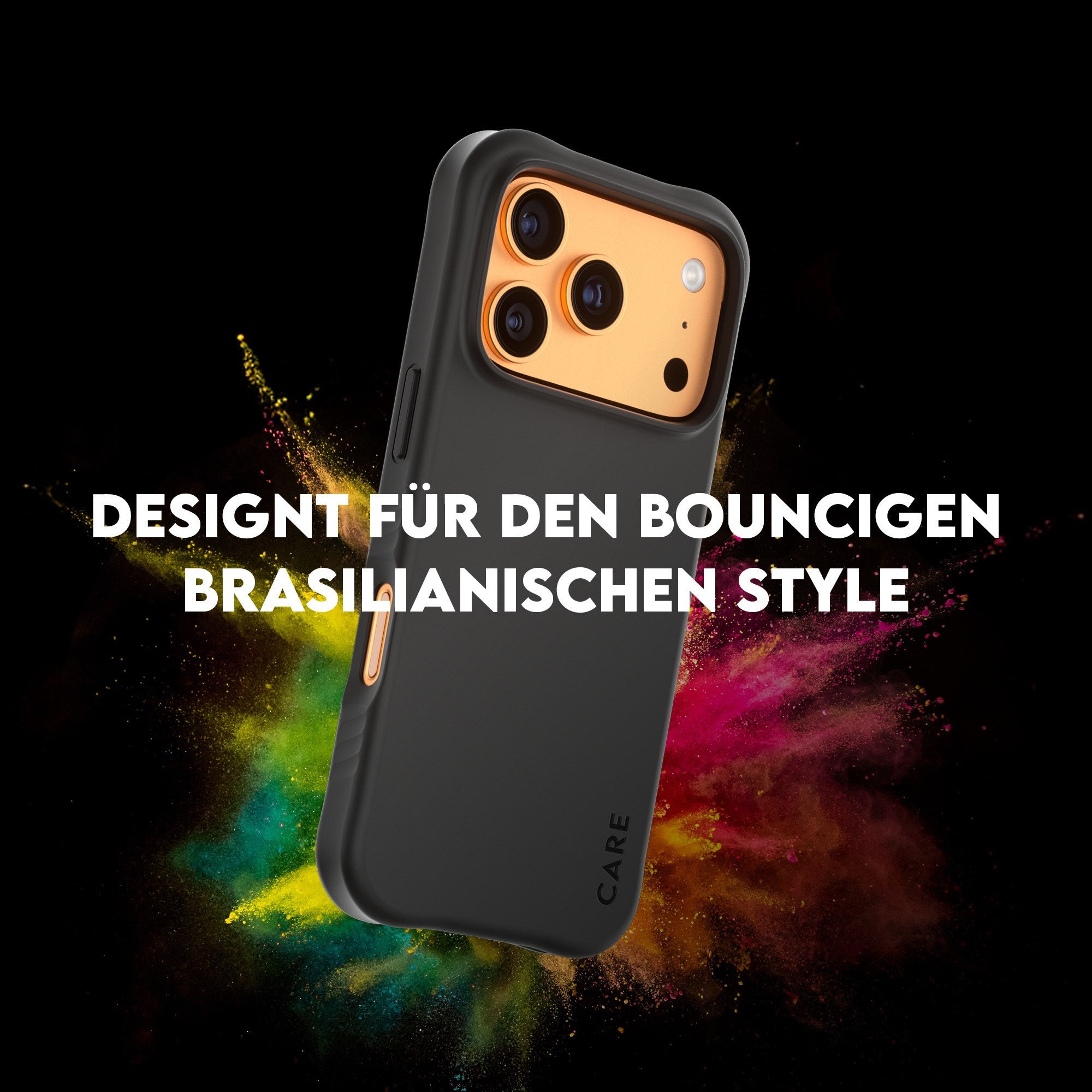 CARE™ by PanzerGlass® Samba Case Schwarz m. MagSafe iPhone 17 Pro