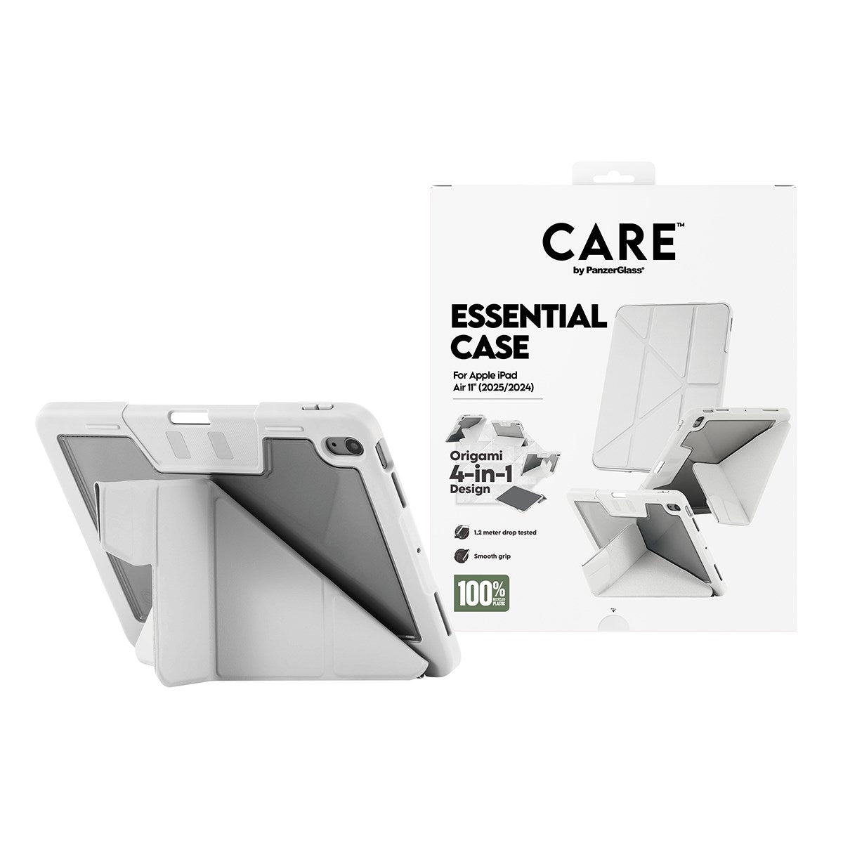 CARE by PanzerGlass® TPU Essential Case Hell Grau iPad Air 11