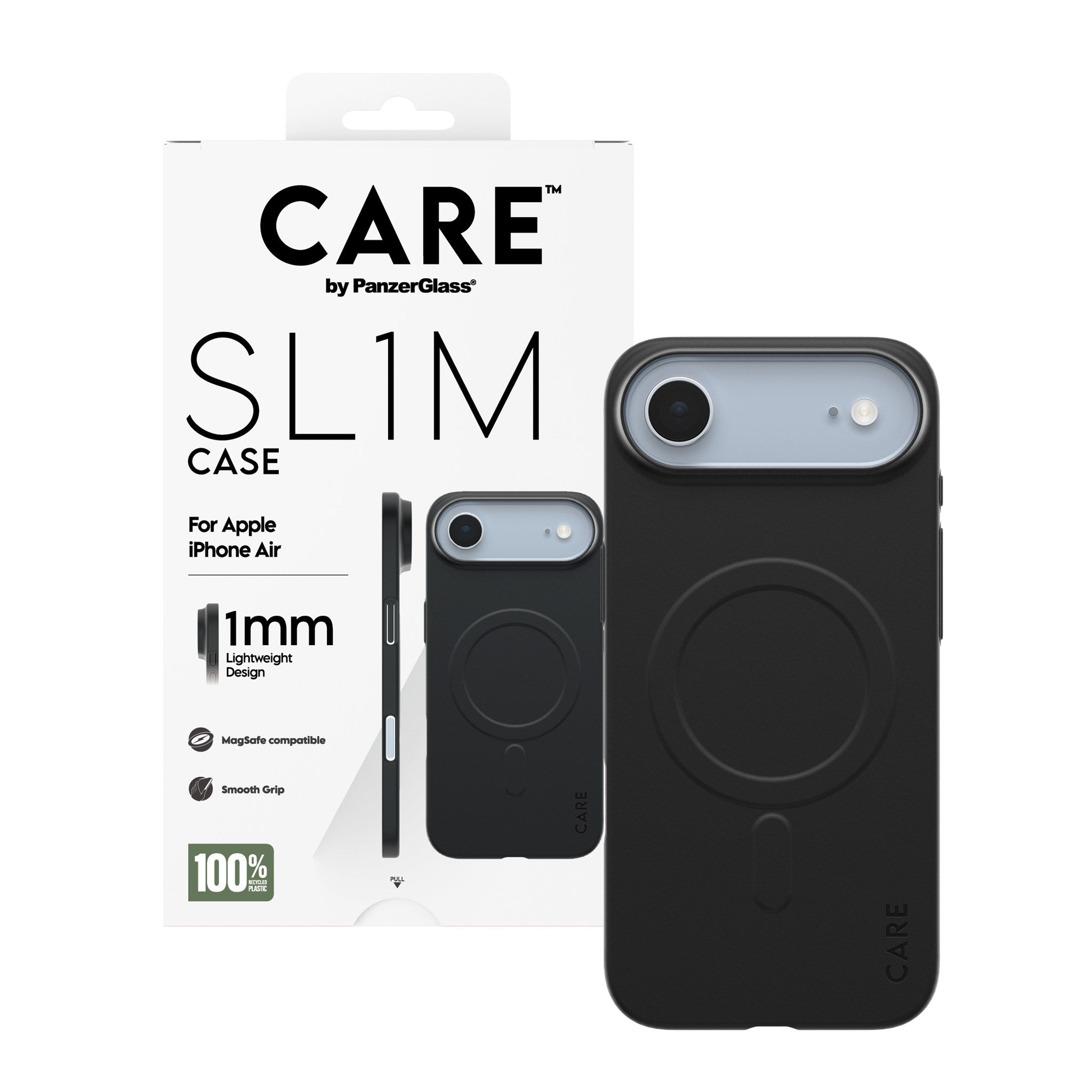 CARE™ by PanzerGlass® SL1M Case Schwarz m. MagSafe iPhone Air