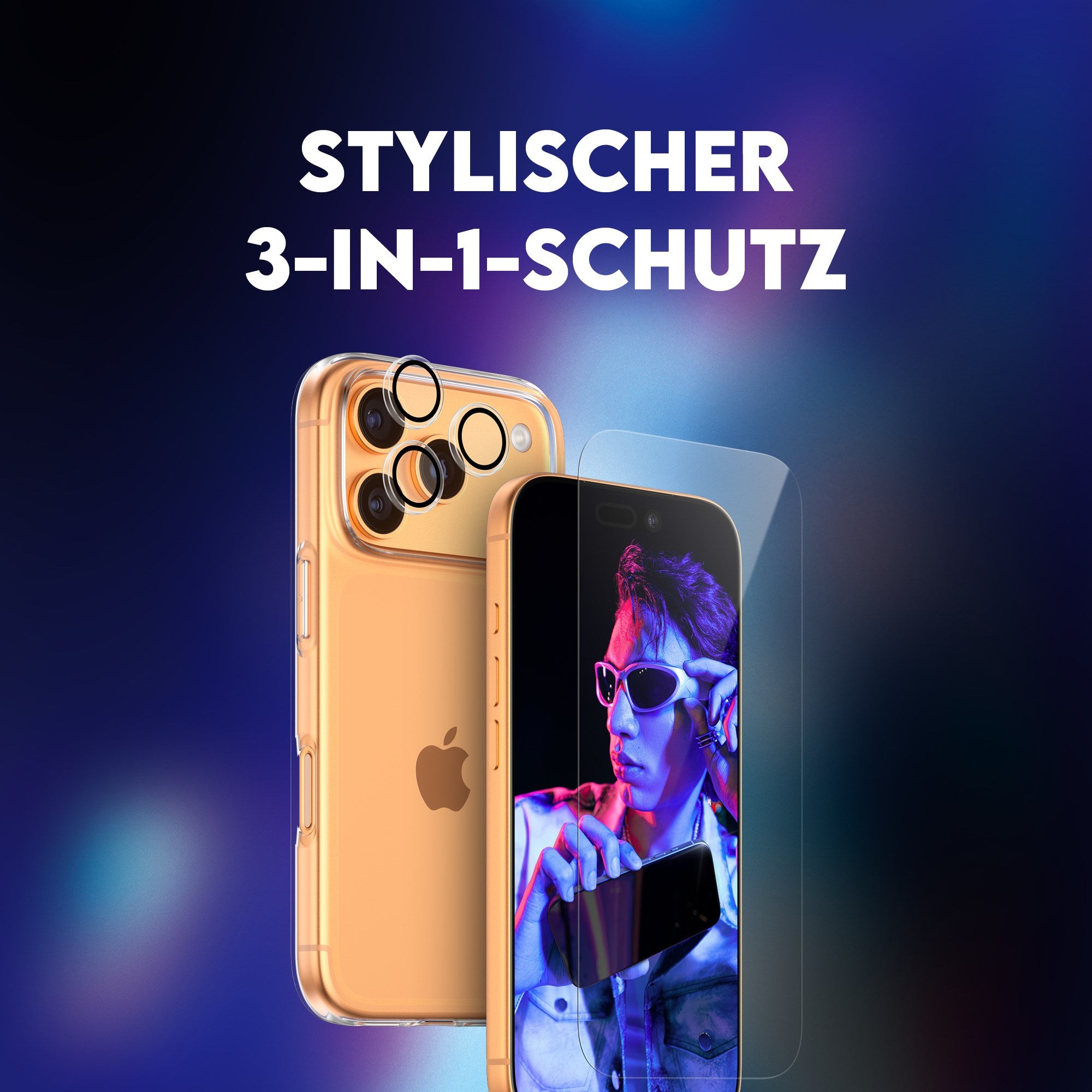 SAFE. | CARE™ by PanzerGlass® 3-in-1 Combo Set iPhone 17 Pro