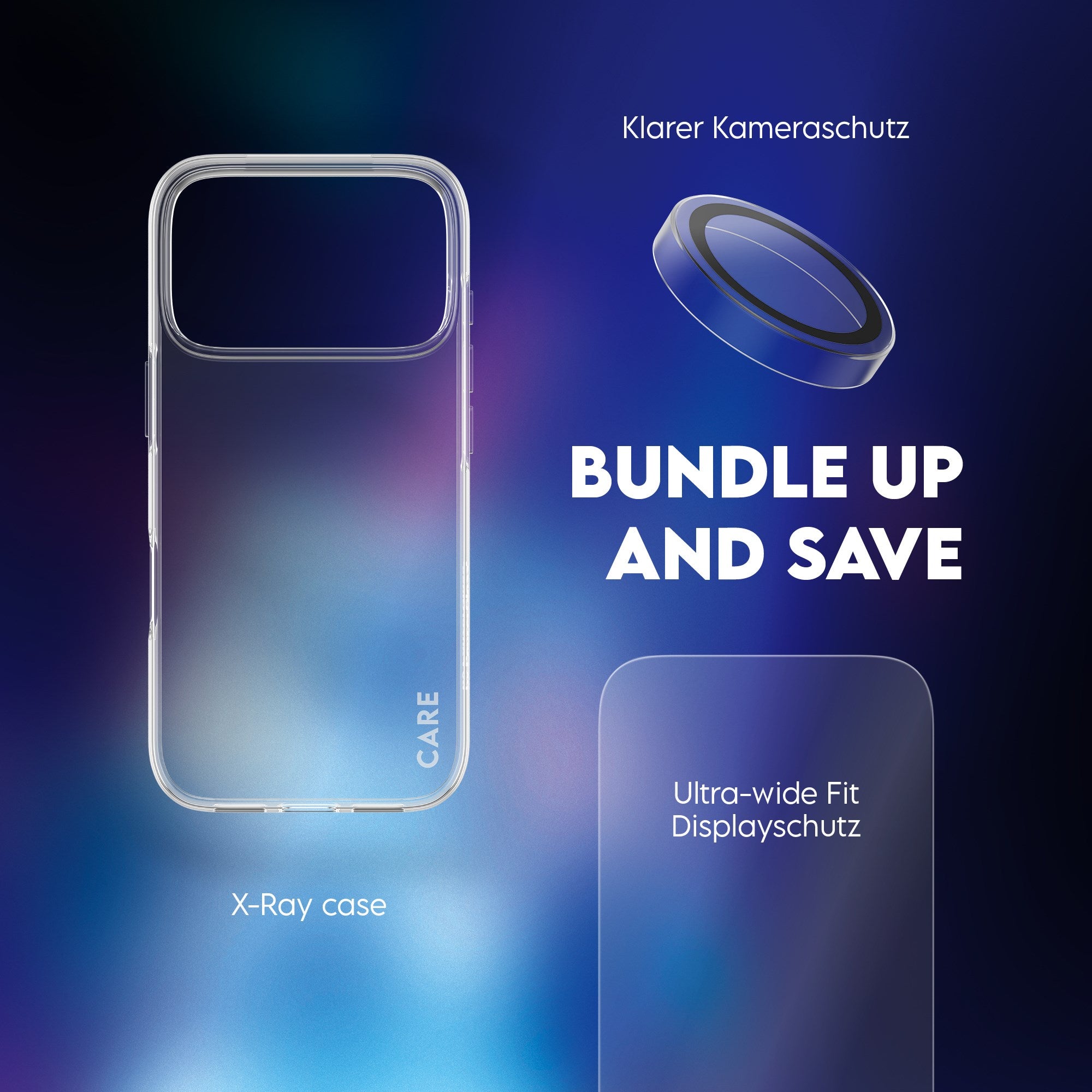 SAFE. | CARE™ by PanzerGlass® 3-in-1 Combo Set iPhone 17 Pro