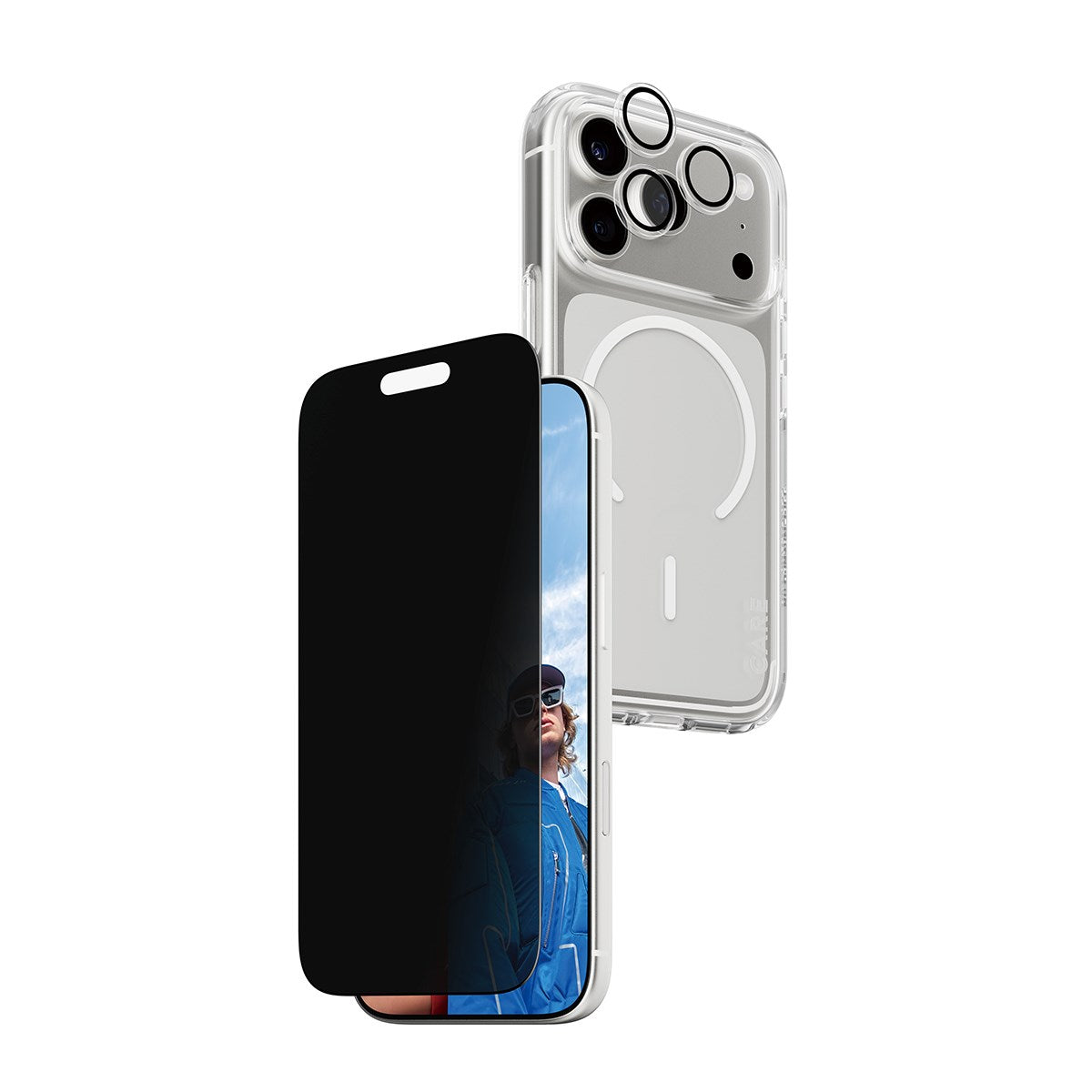 PanzerGlass® | CARE by PanzerGlass® 3-in-1 Privacy Set iPhone 17 Pro