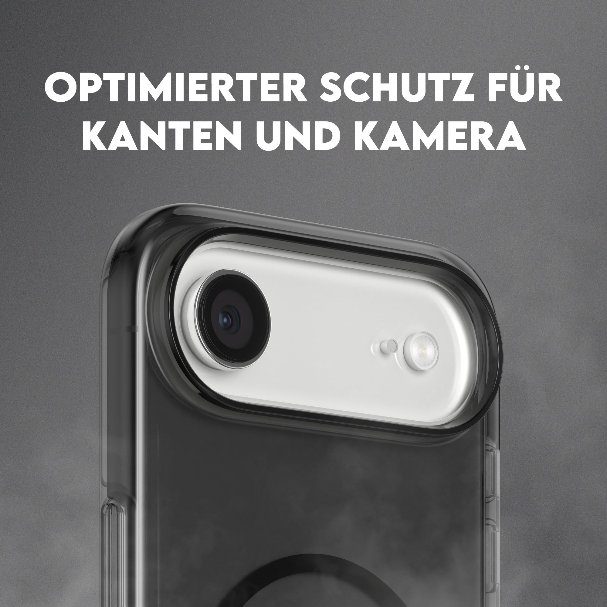 CARE™ by PanzerGlass® Urban Explorer Case Smokey m. Schwarz MagSafe iPhone Air