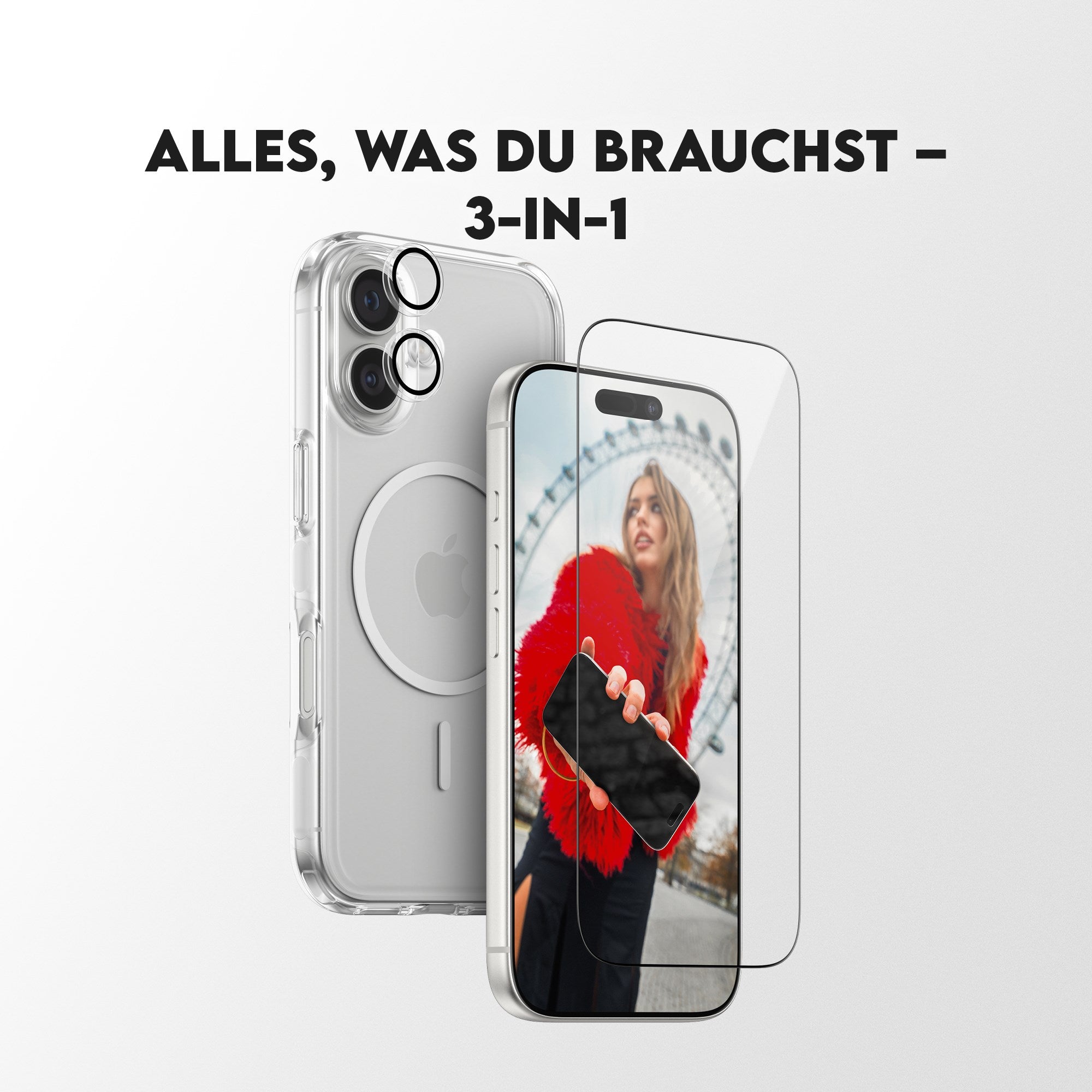 PanzerGlass® | CARE™ by PanzerGlass® 3-in-1 Set iPhone 17